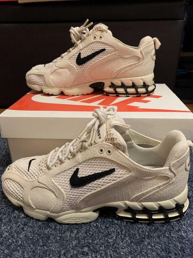 Stussy × Nike Air Zoom Spiridon CG 2 "Fossil/Black"