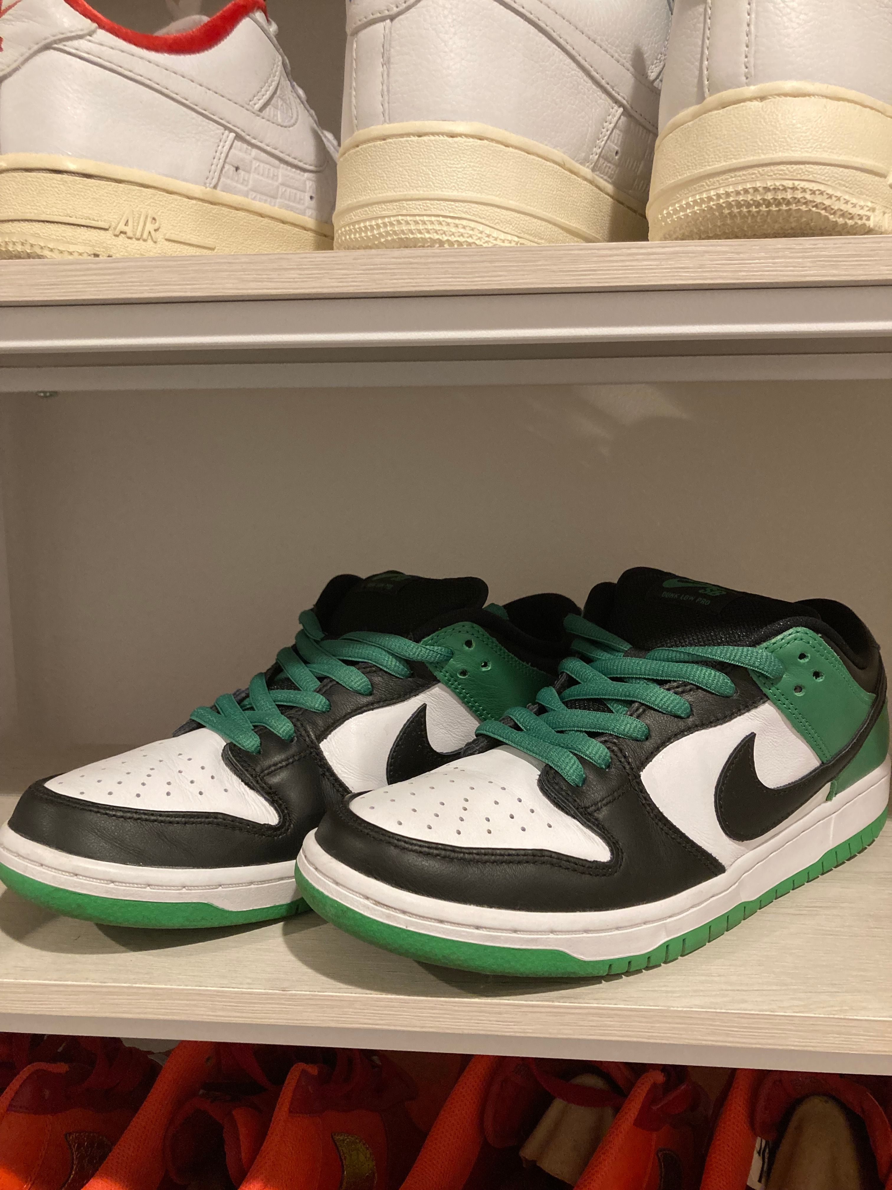 Nike SB Dunk Low Pro "Black and Classic Green"