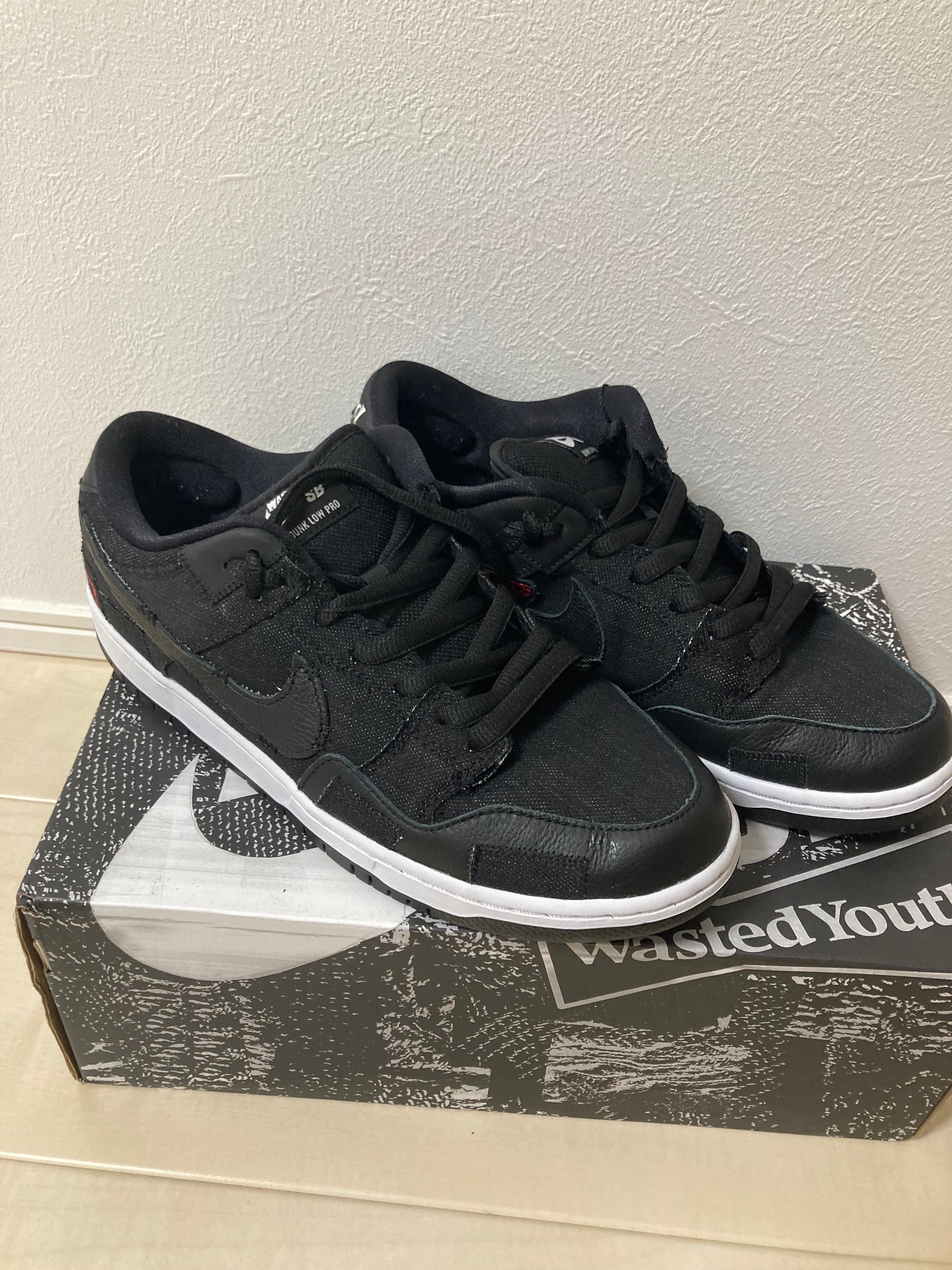 Wasted Youth × Nike SB Dunk Low "Black Denim"(Special Box) / VERDY