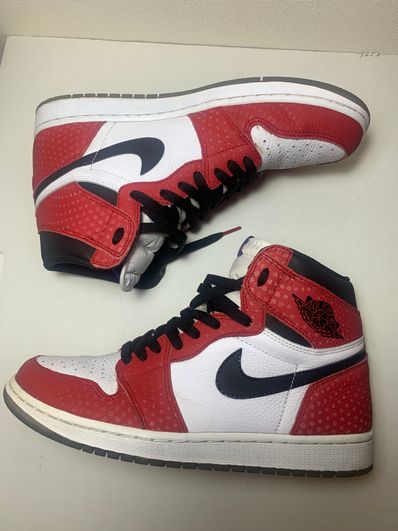 Spiderman × Nike Air Jordan 1 Origin Story "Gym Red/White/Photo Blue/Black"