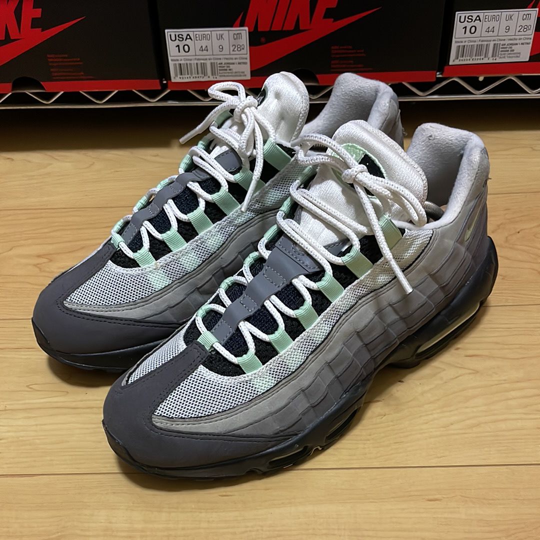 ミント38 フォトレビュー AIR MAX 95 MINT RUSH 爽やかな発色とOGのディテールを