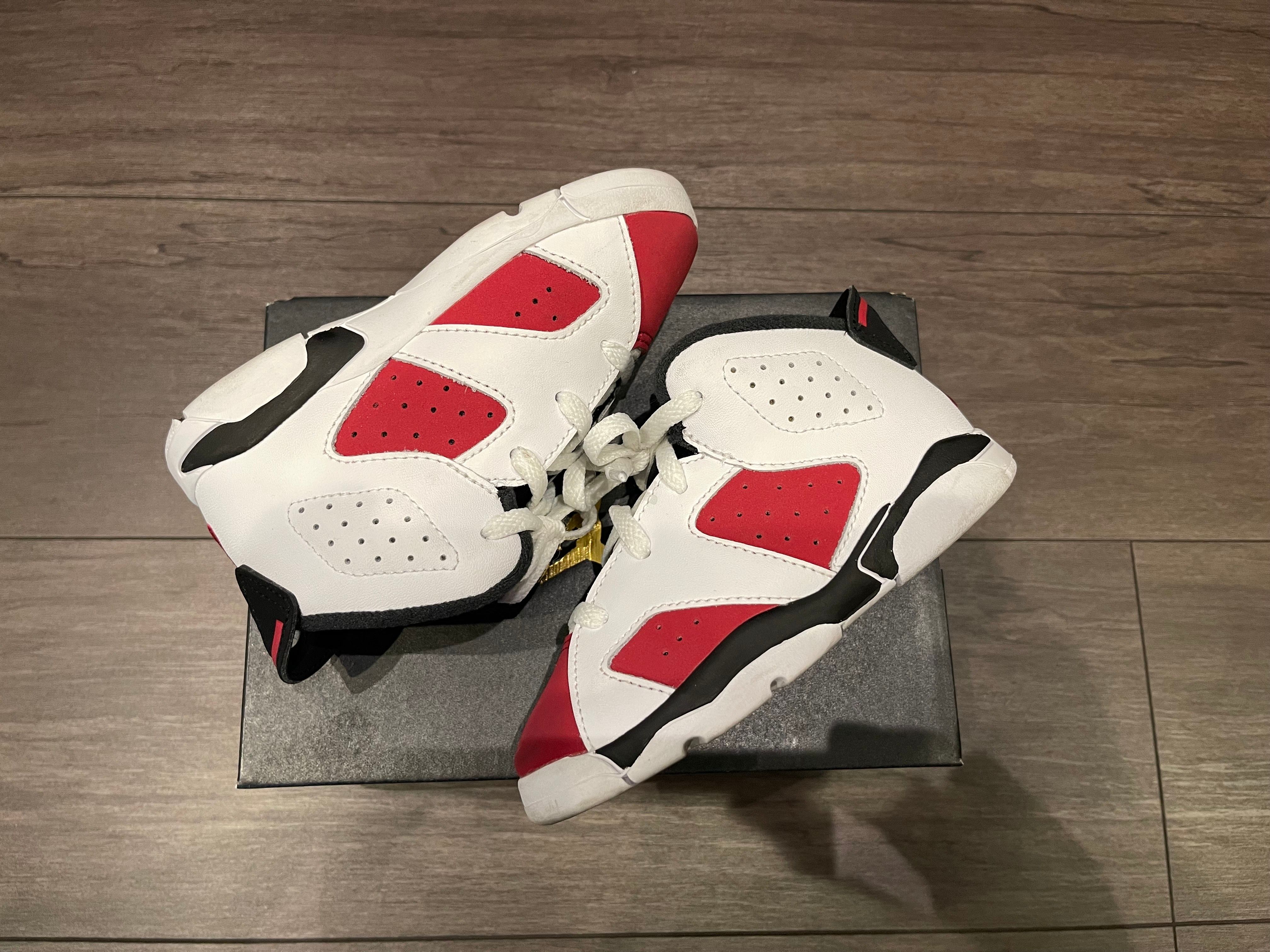 Nike TD Air Jordan 6 "Carmine" (2021)