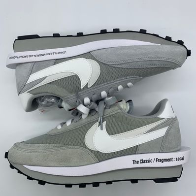 Fragment × sacai × Nike LD Waffle "Light Smoke Grey"