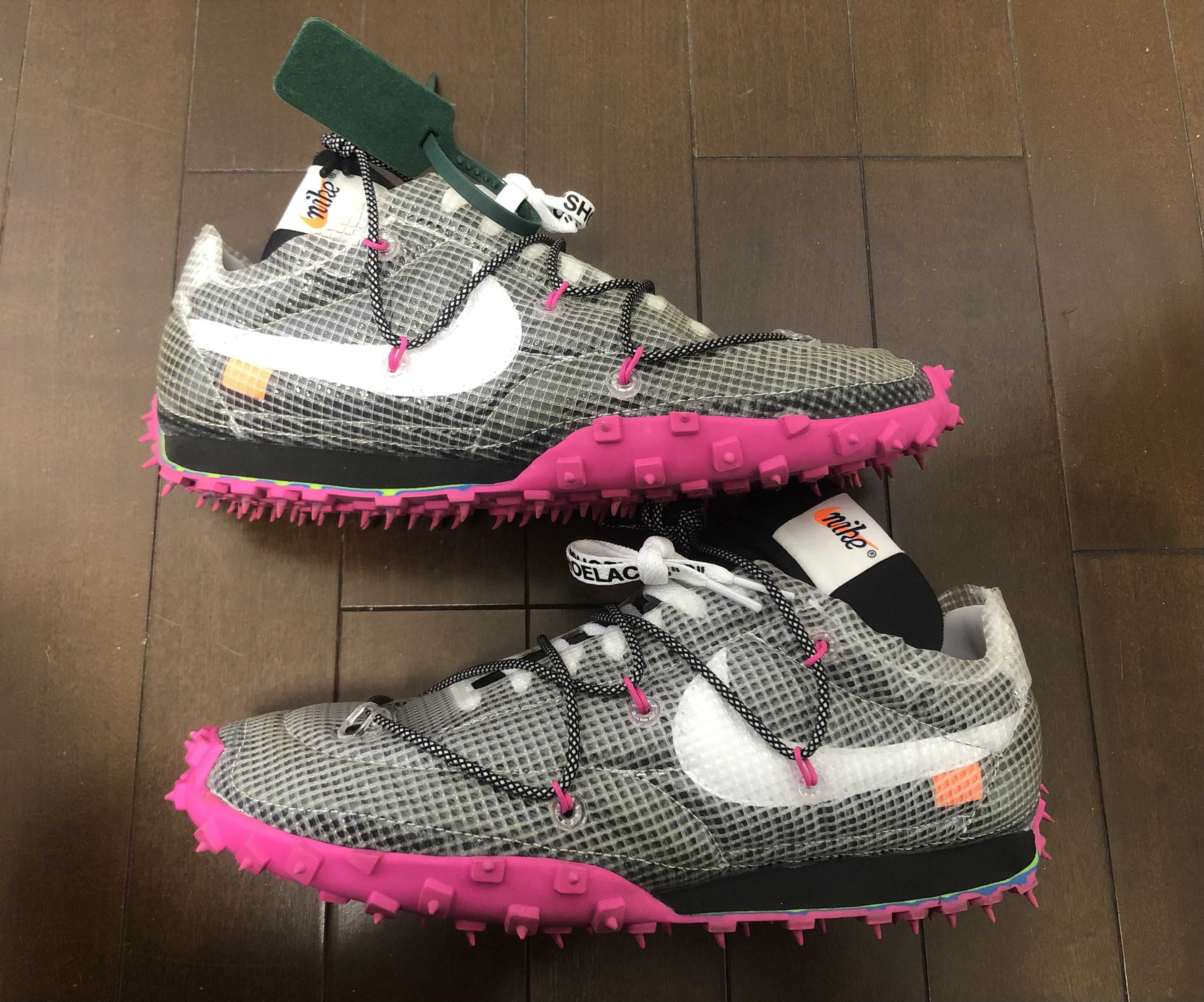 Off-White×Nike Women's Waffle Racer "Vivid Black"