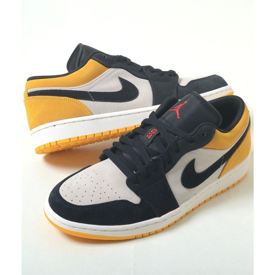 NIKE AIR JORDAN 1 LOW GS "WHITE/NAVY/YELLOW"