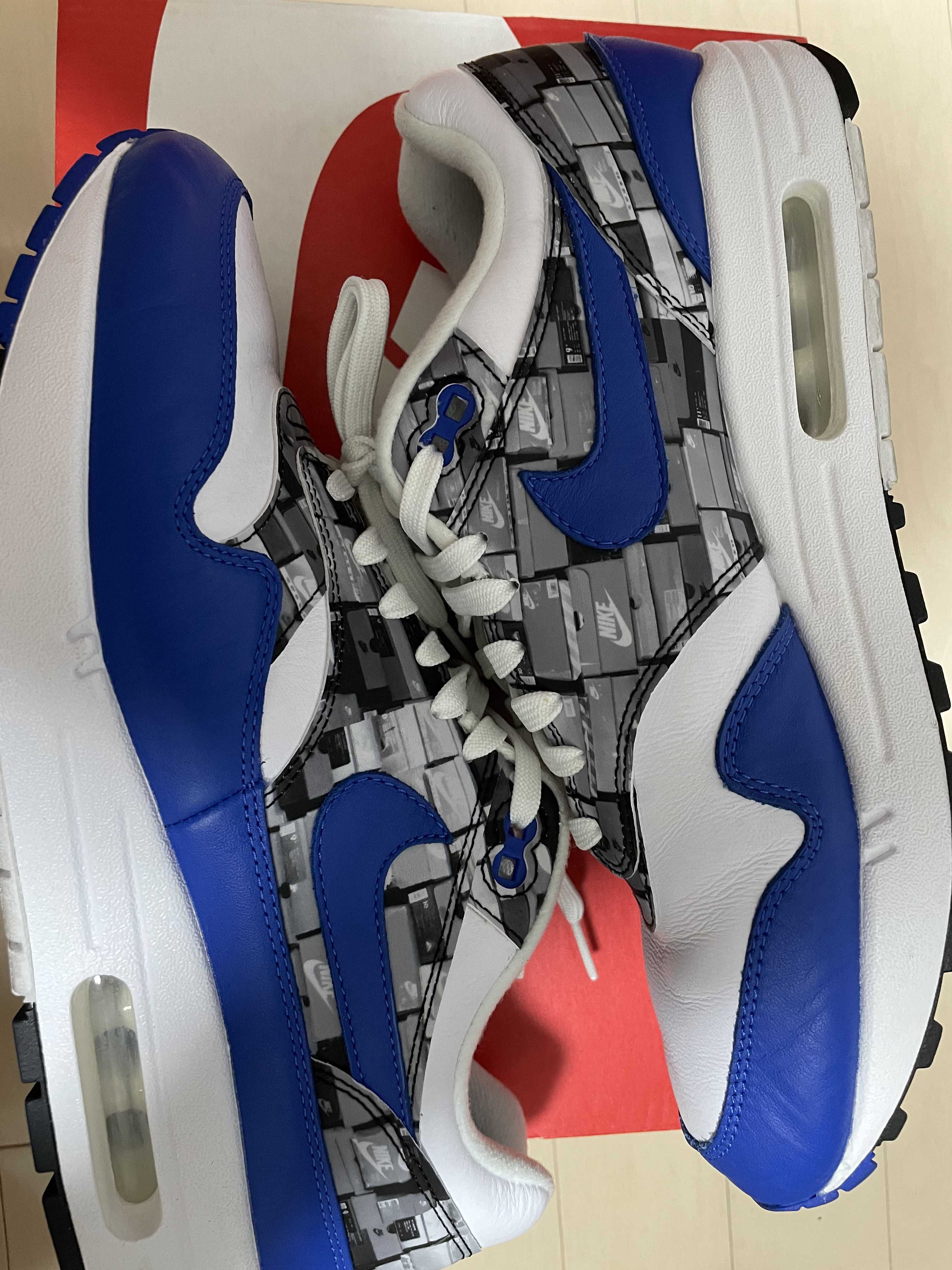 atmos × Nike Air Max 1 Blue "We Love Nike"