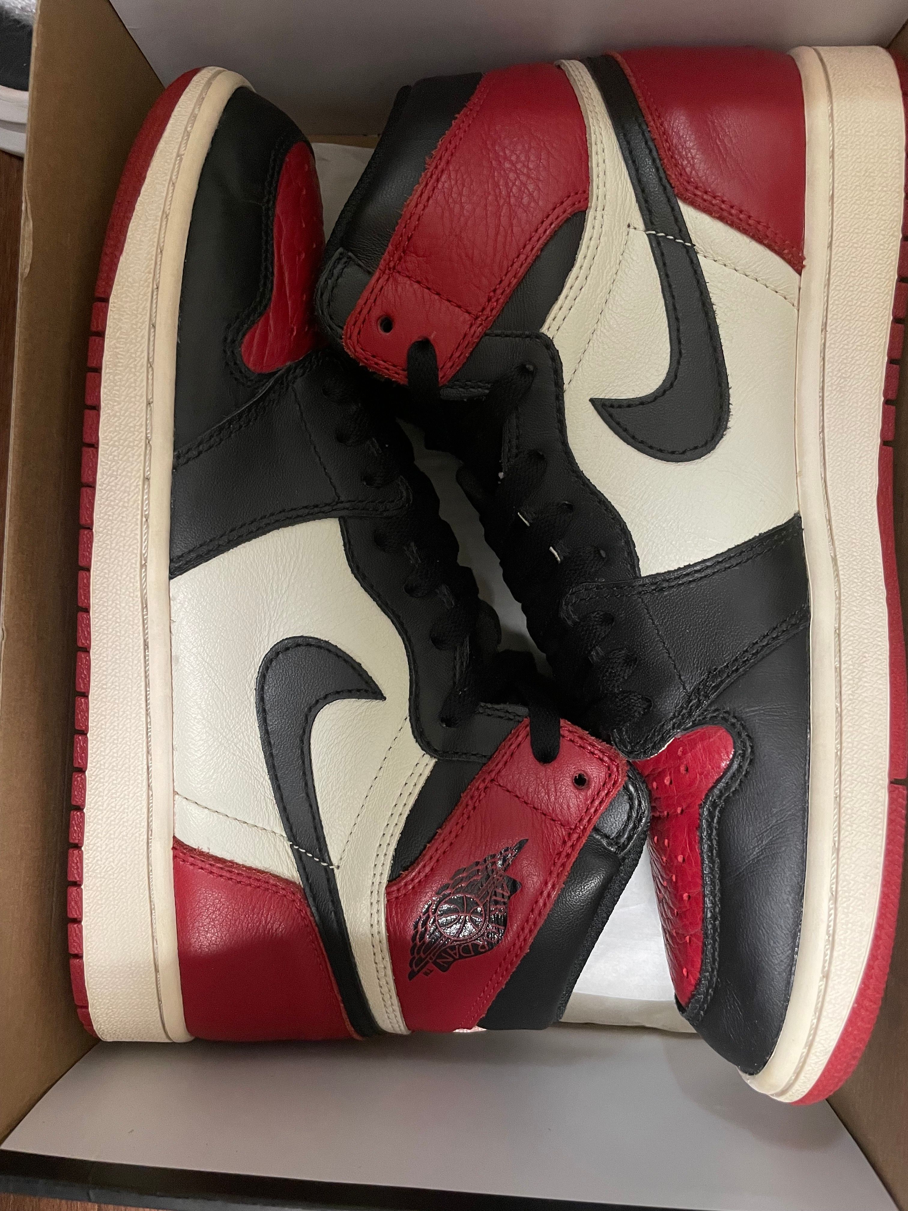 Nike Air Jordan 1 Retro High OG "Bred Toe"