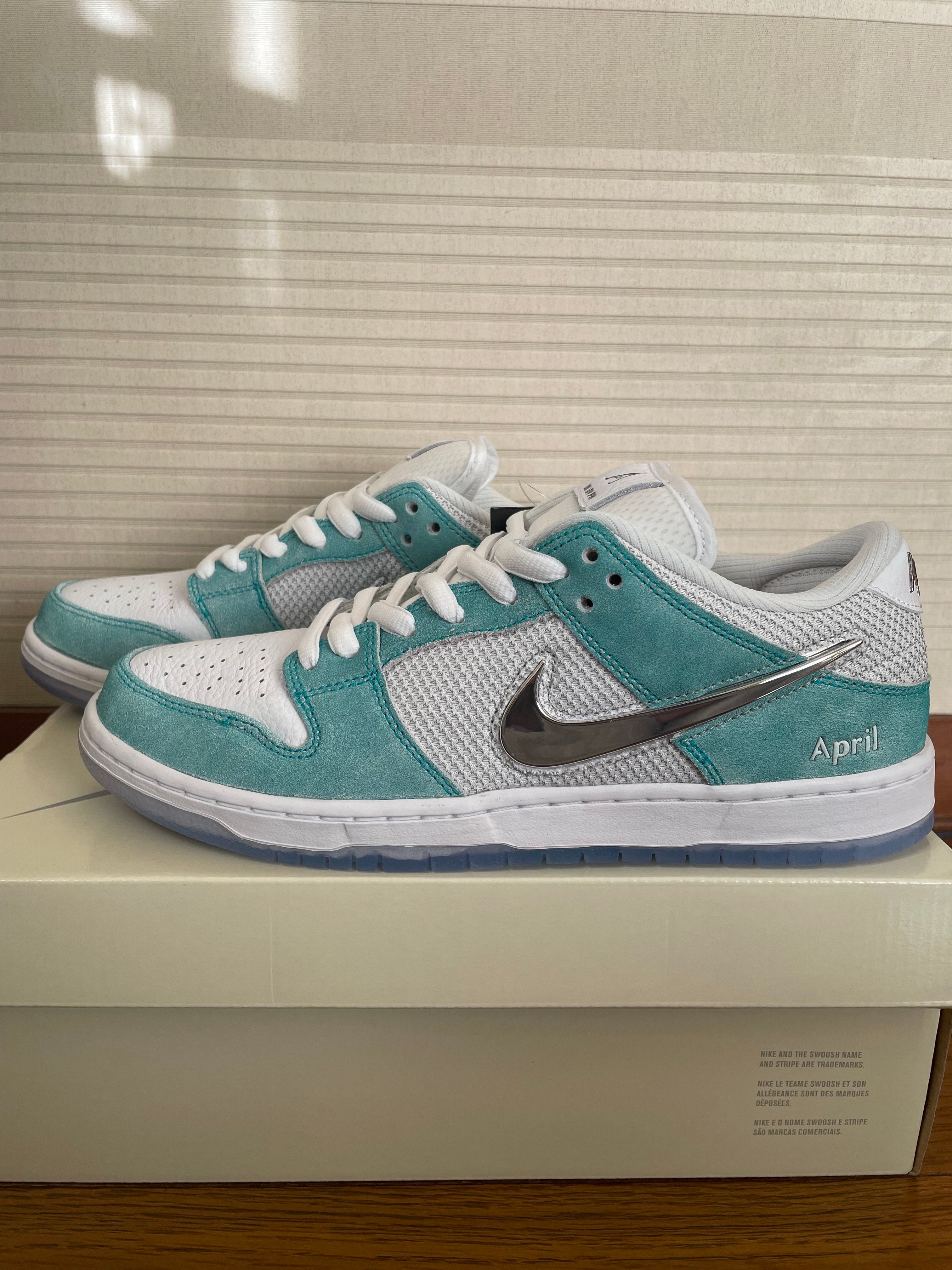 APRIL SKATEBOARDS × Nike SB Dunk Low Pro QS "White and Multi-Color"