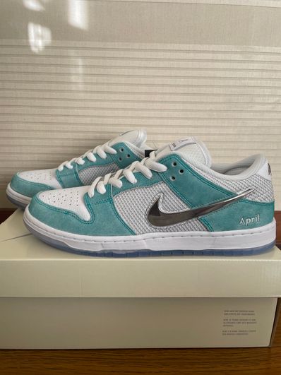 APRIL SKATEBOARDS × Nike SB Dunk Low Pro QS "White and Multi-Color"