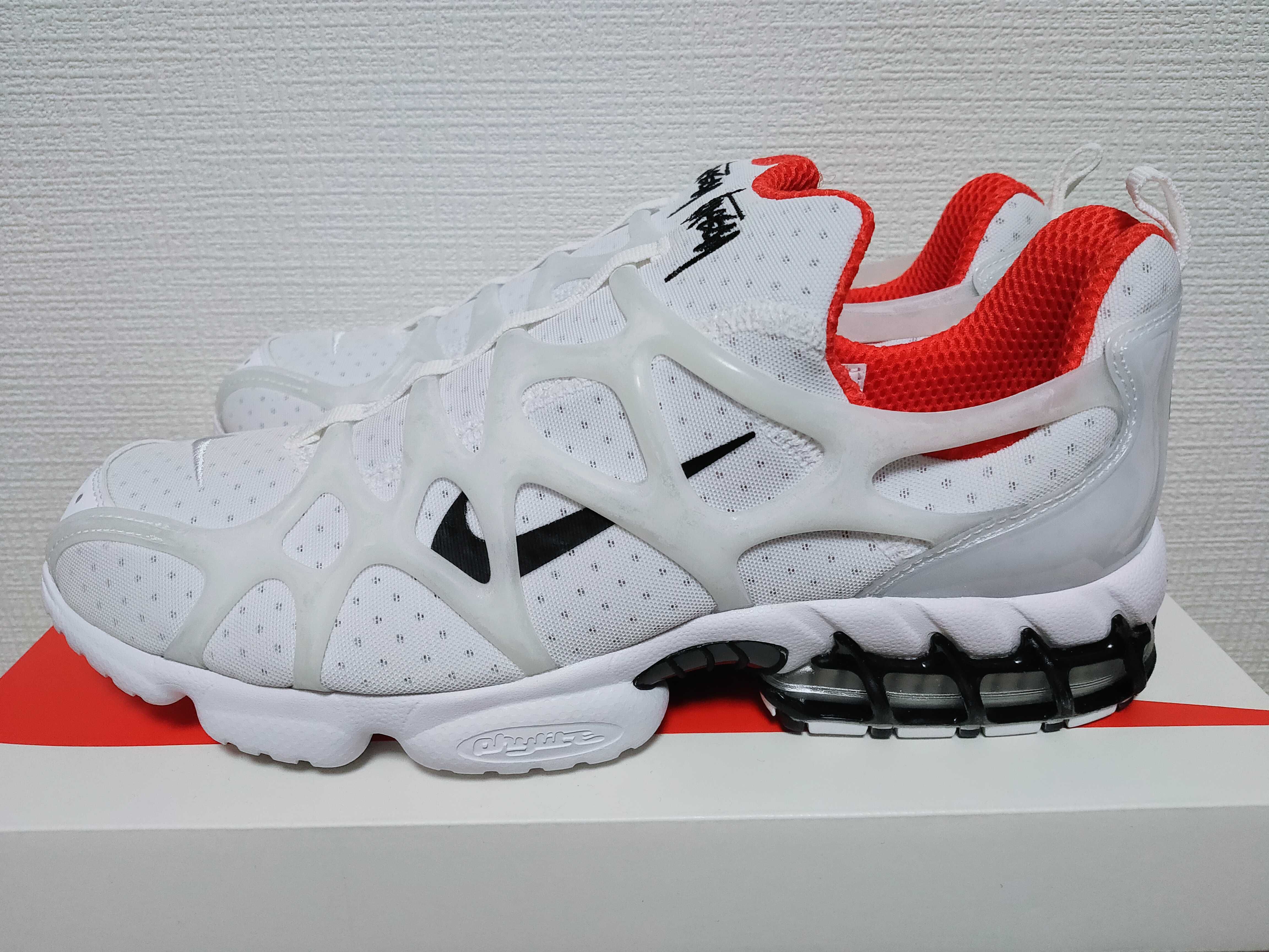 Stussy × Nike Air Zoom Kukini "White/Red"