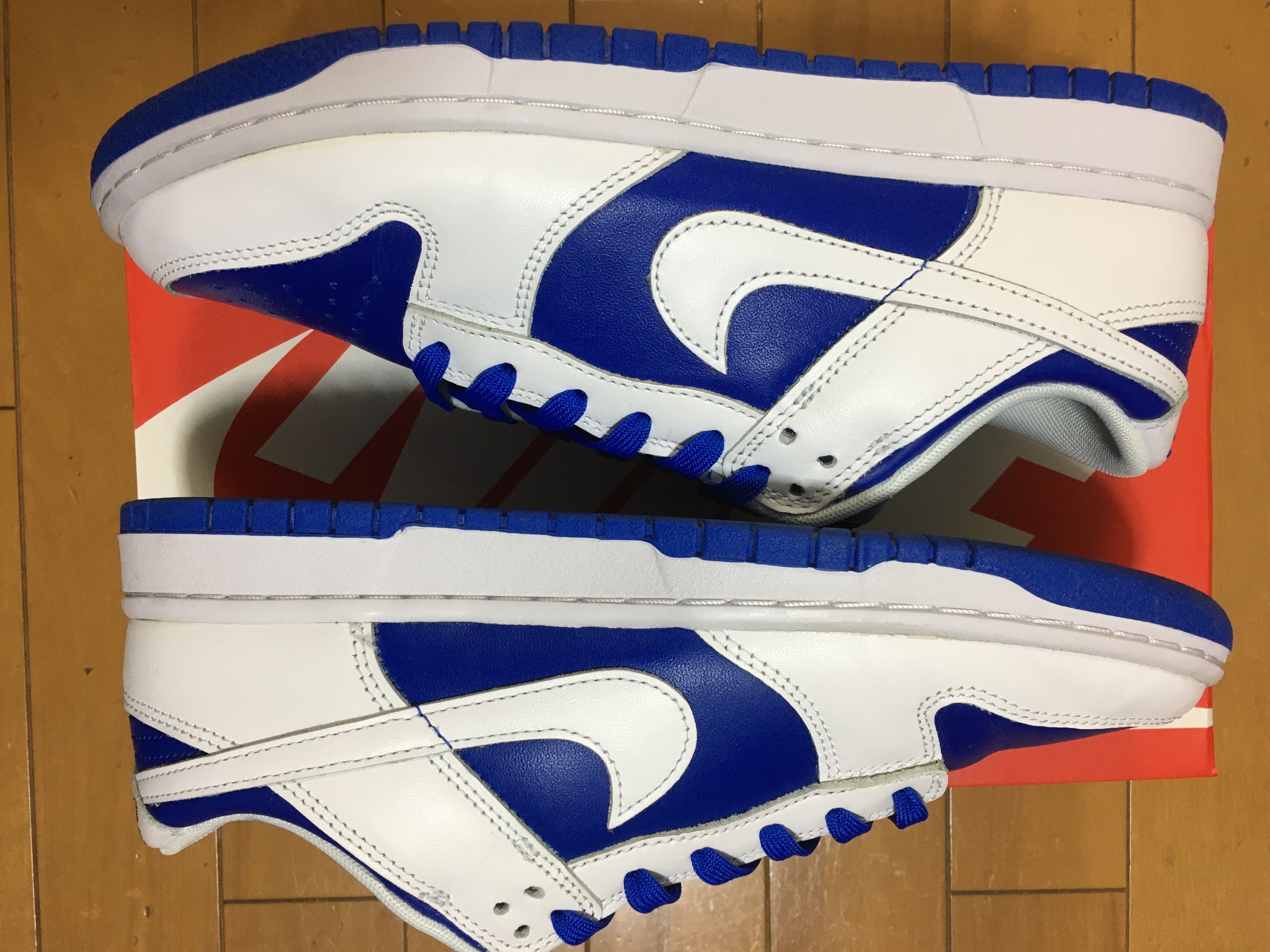 Nike Dunk Low Retro "Racer Blue and White"
