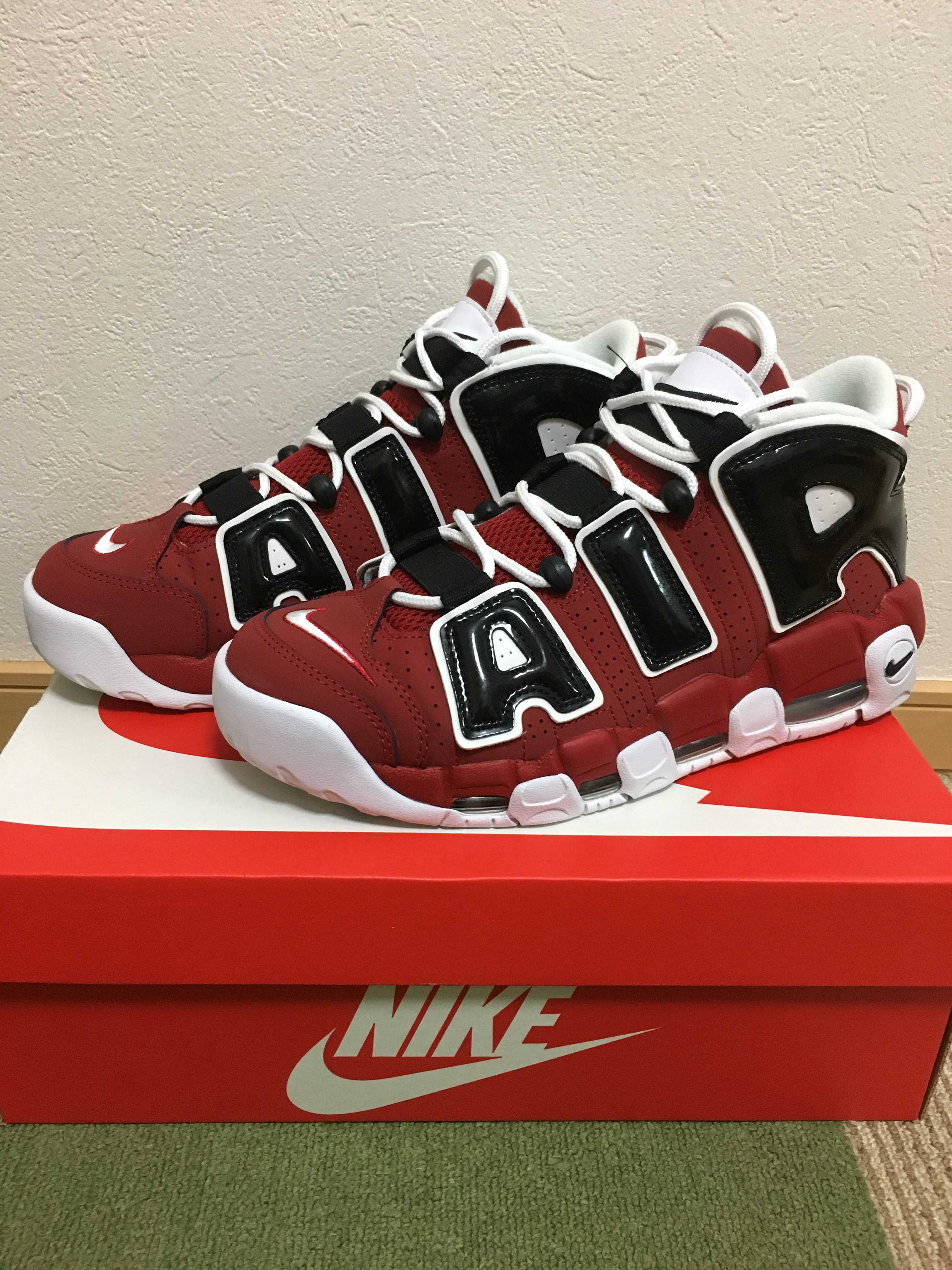 Nike Air More Uptempo ’96 "Black and Varsity Red" (2021) 