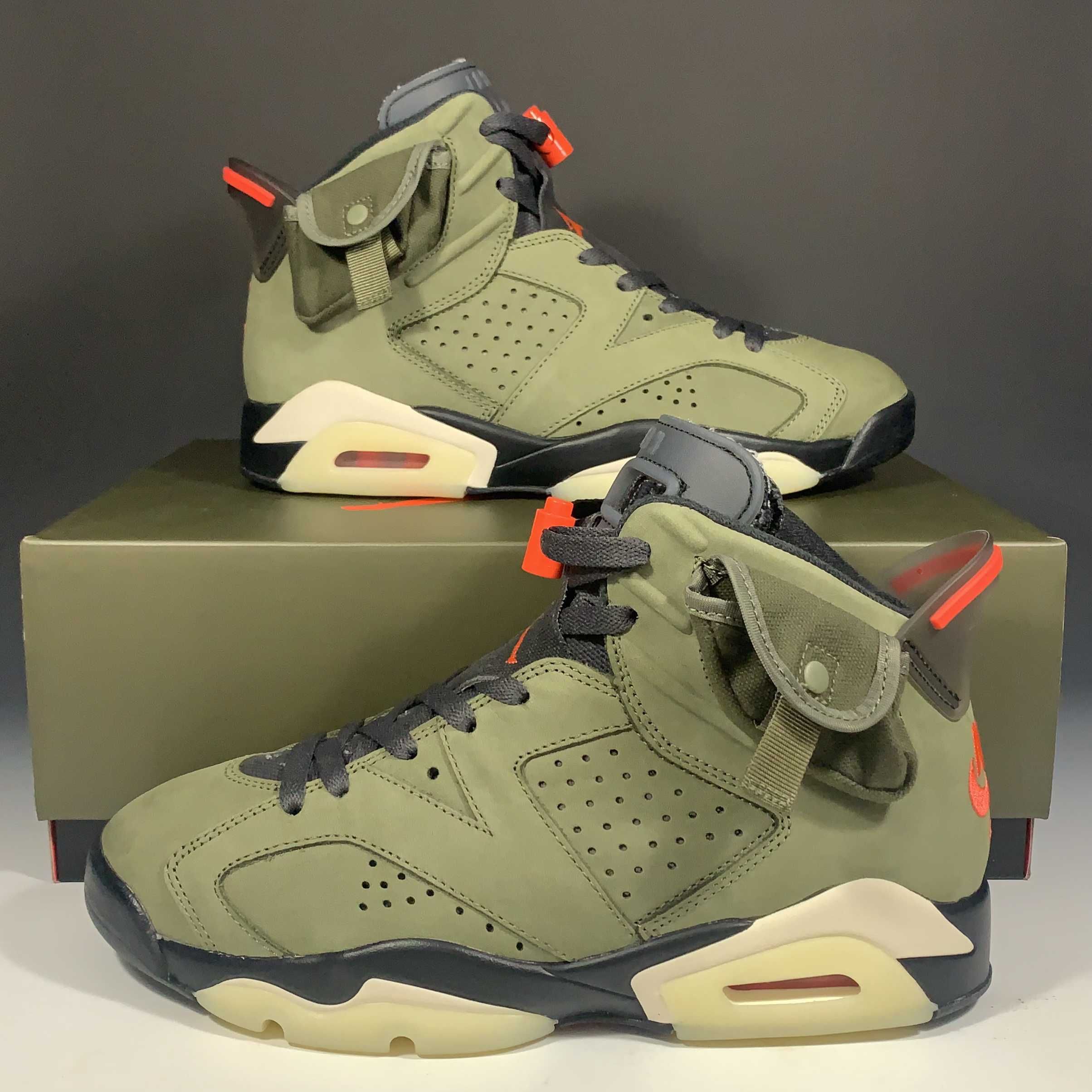Travis Scott × Nike Air Jordan 6 Retro "Medium Olive"