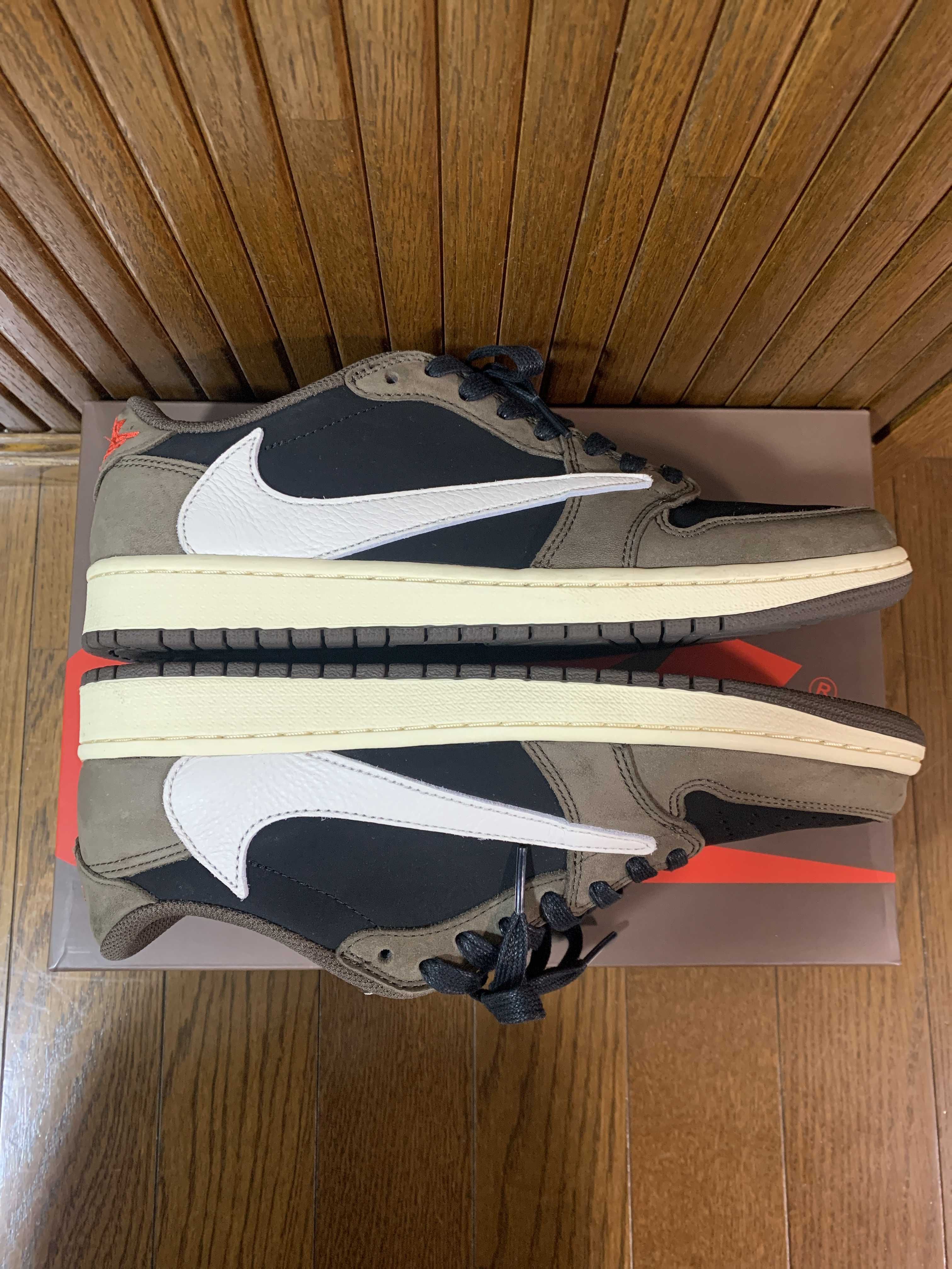 Travis Scott × Nike Air Jordan 1 Low OG SP-T "Black/Dark Mocha"