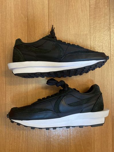 sacai × Nike LDV Waffle "Triple Black"