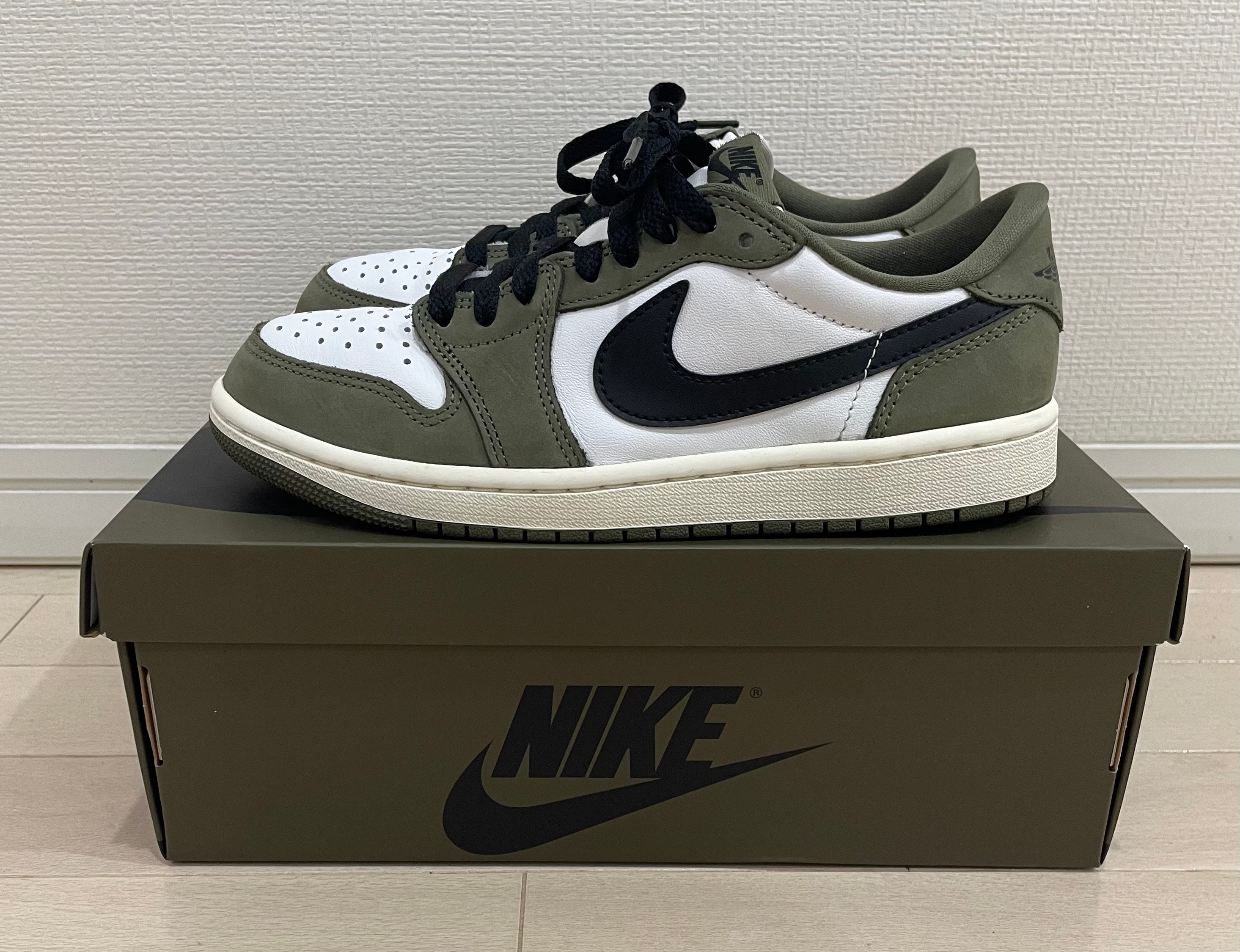 Nike Air Jordan 1 Low OG "Medium Olive and Summit White"