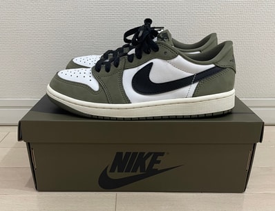 Nike Air Jordan 1 Low OG "Medium Olive and Summit White"