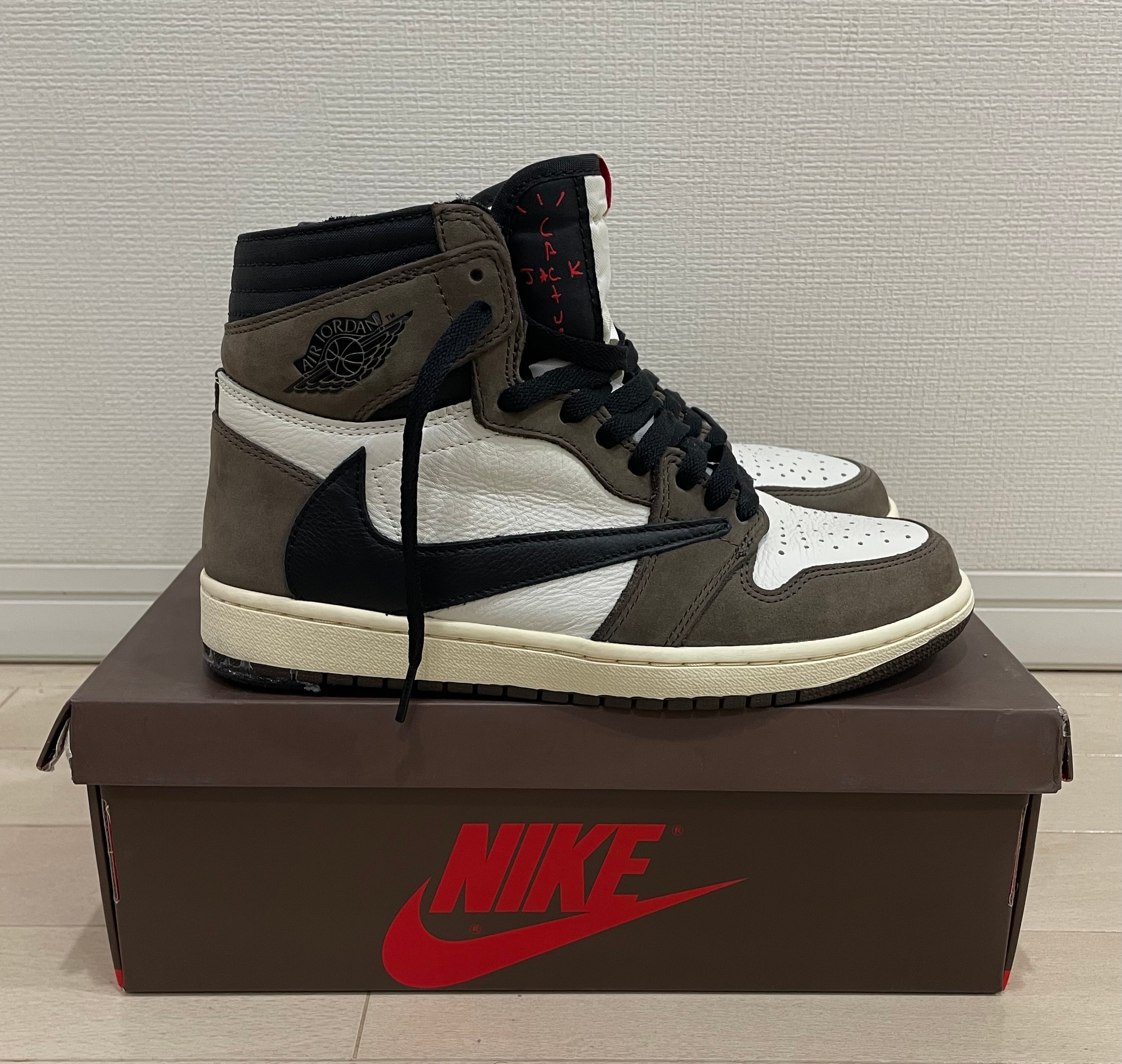 Travis Scott × Nike Air Jordan 1 Retro High OG TS SP "Sail/Dark Mocha"