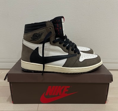 Travis Scott × Nike Air Jordan 1 Retro High OG TS SP "Sail/Dark Mocha"