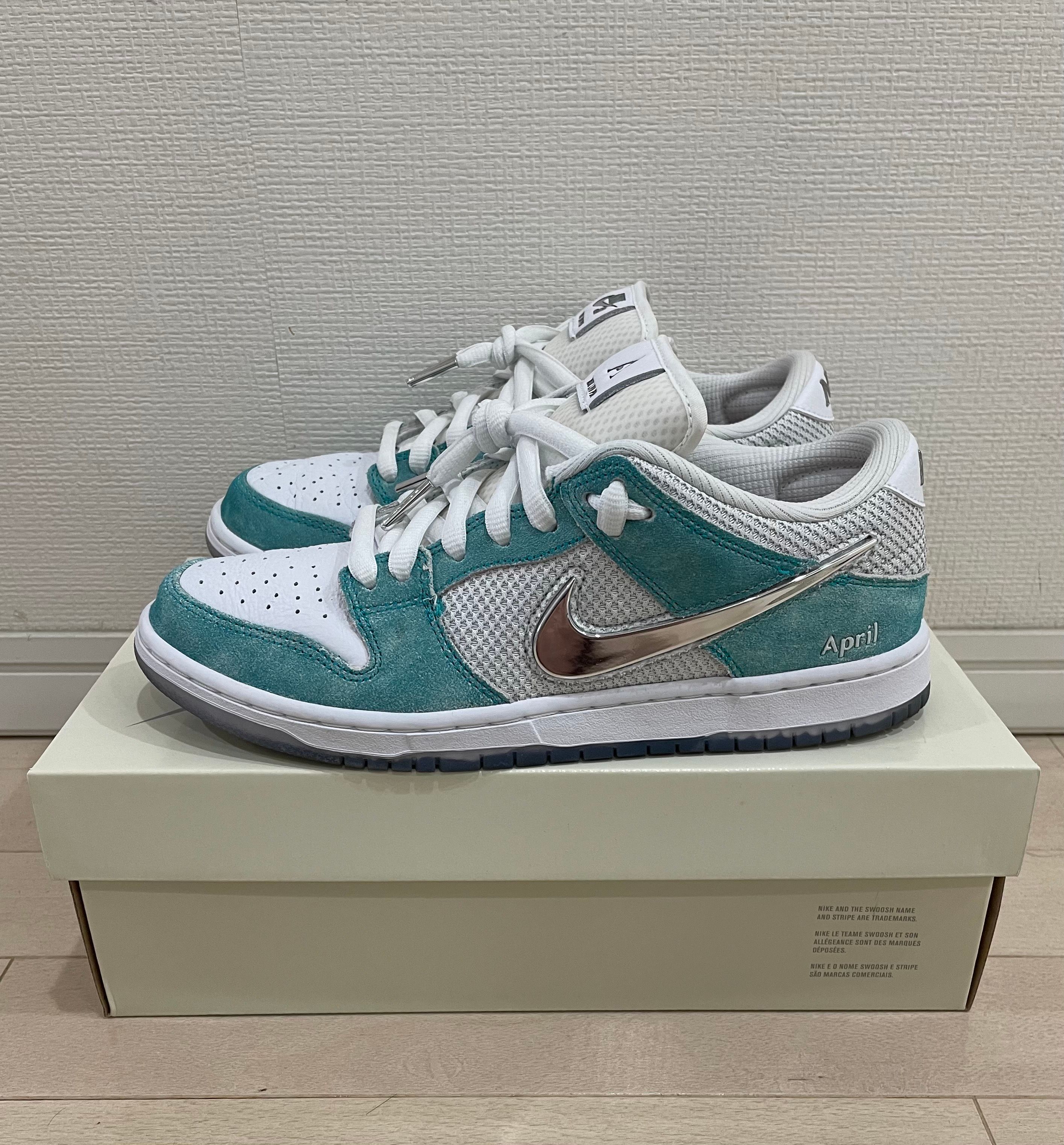 APRIL SKATEBOARDS × Nike SB Dunk Low Pro QS "White and Multi-Color"