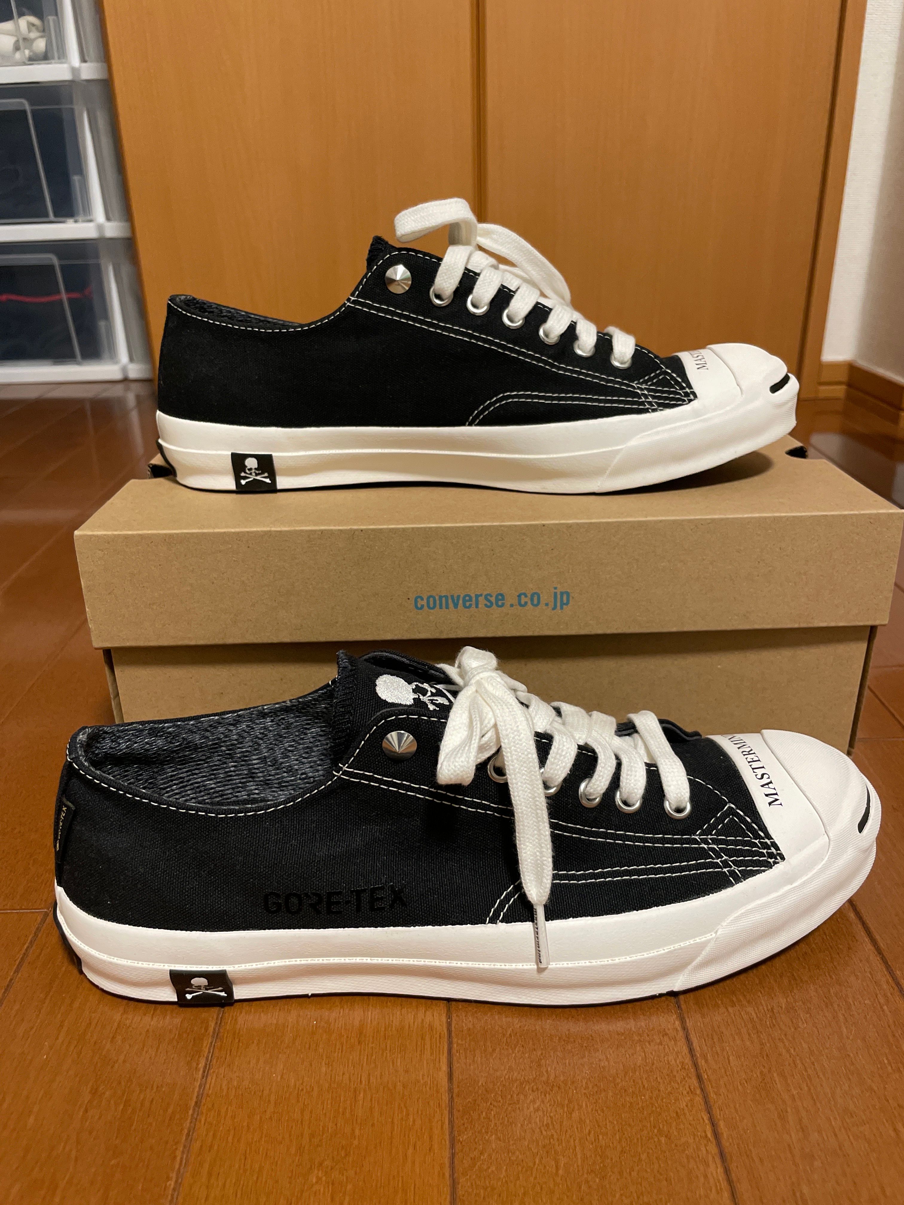 mastermind JAPAN × Converse Jack Purcell GORE-TEX RH Low "Black"
