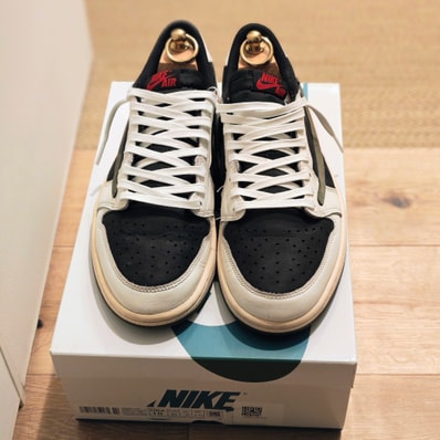 Travis Scott × Nike Women's Air Jordan 1 Low OG "Medium Olive"