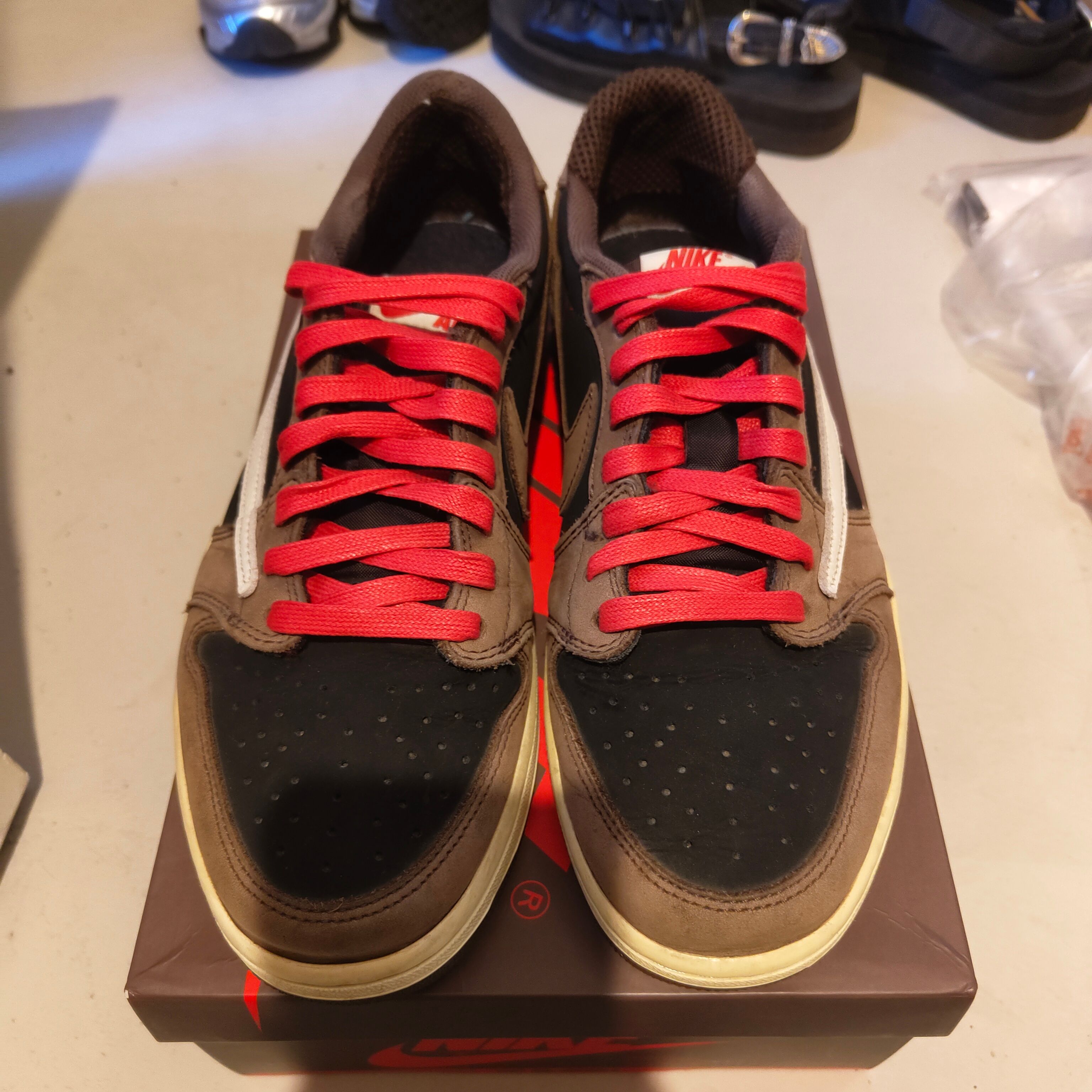 Travis Scott × Nike Air Jordan 1 Low OG SP-T  "Black/Dark Mocha"