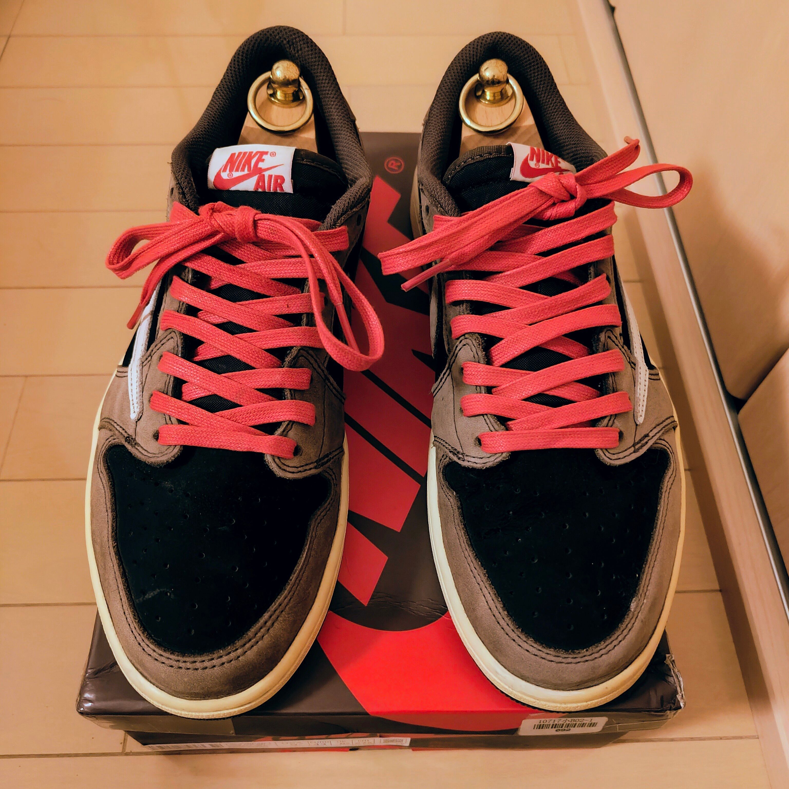 Travis Scott × Nike Air Jordan 1 Low OG SP-T "Black/Dark Mocha"