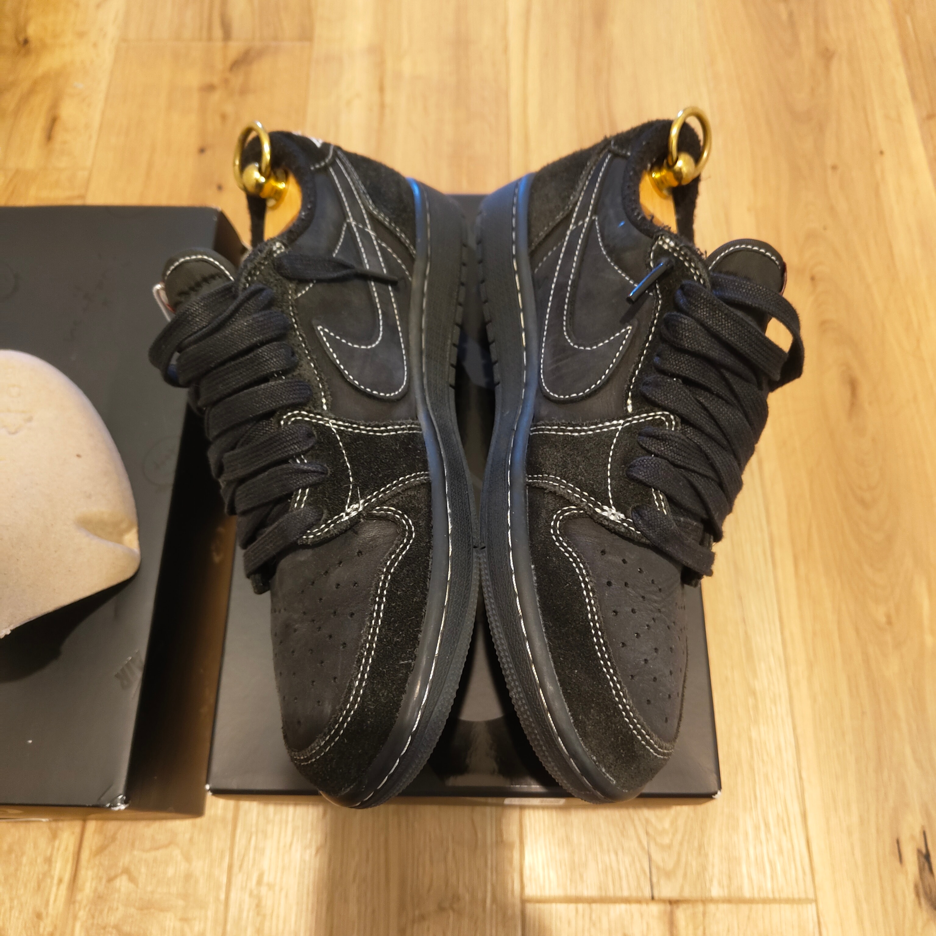 Travis Scott × Nike Air Jordan 1 Low OG SP "Black Phantom"
