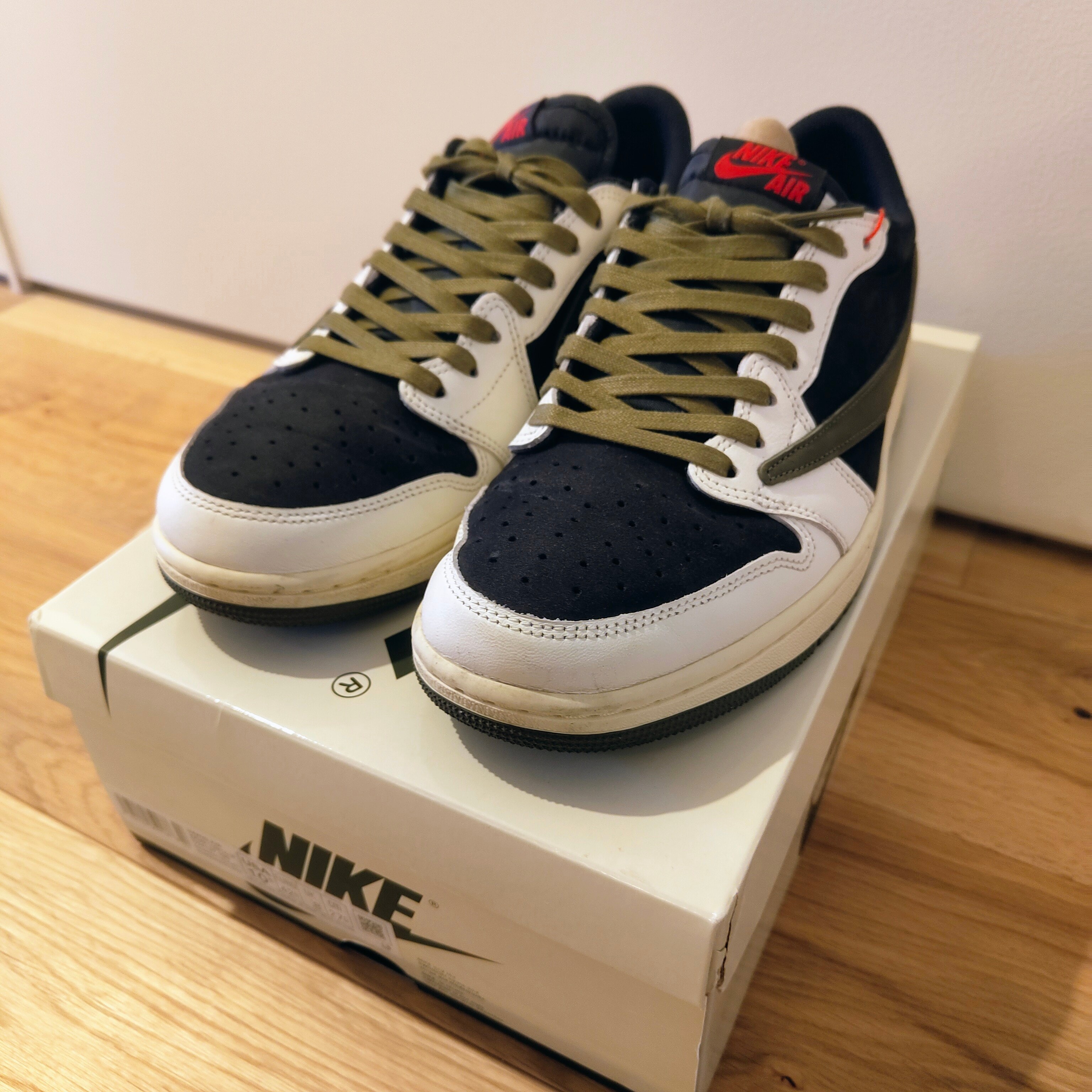 Travis Scott × Nike Women's Air Jordan 1 Low OG "Medium Olive"