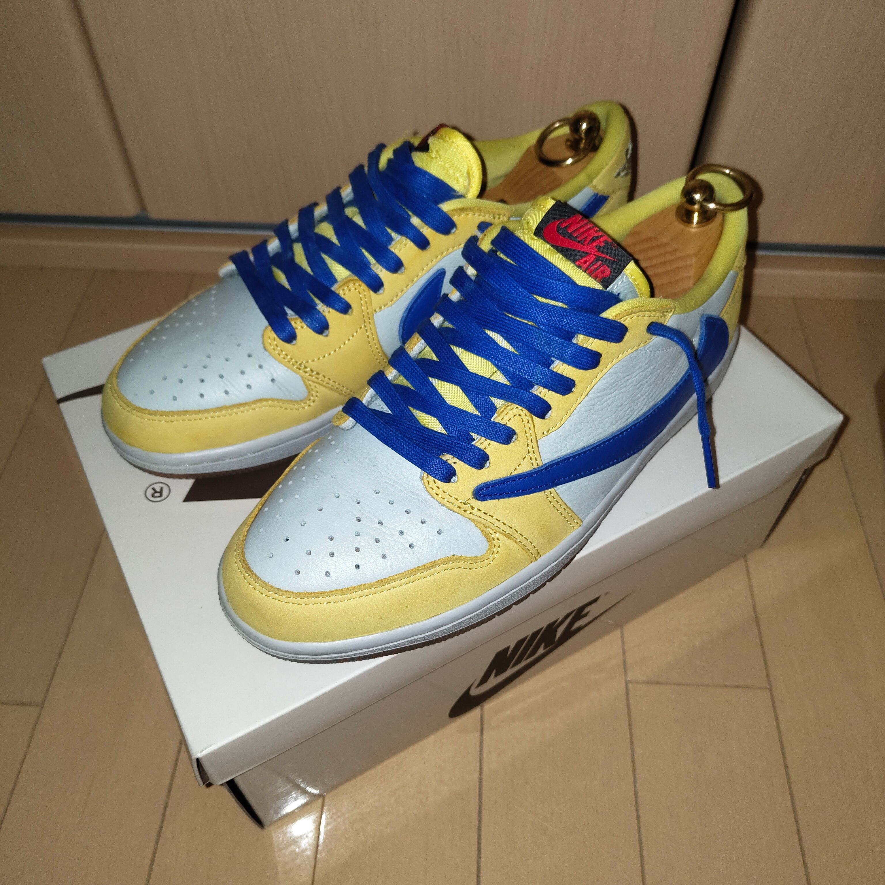 Travis Scott × Nike Women's Air Jordan 1 Retro Low OG "Canary"