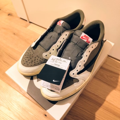 Travis Scott × Nike Air Jordan 1 Low OG SP "Reverse Olive"