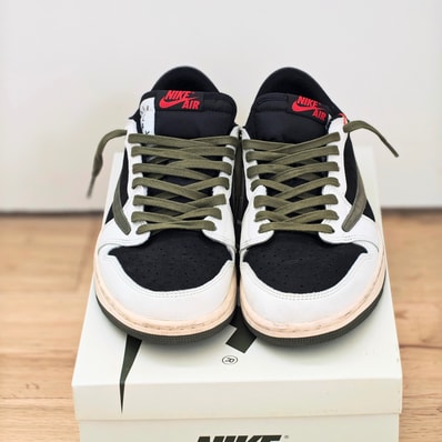 Travis Scott × Nike Women's Air Jordan 1 Low OG "Medium Olive"