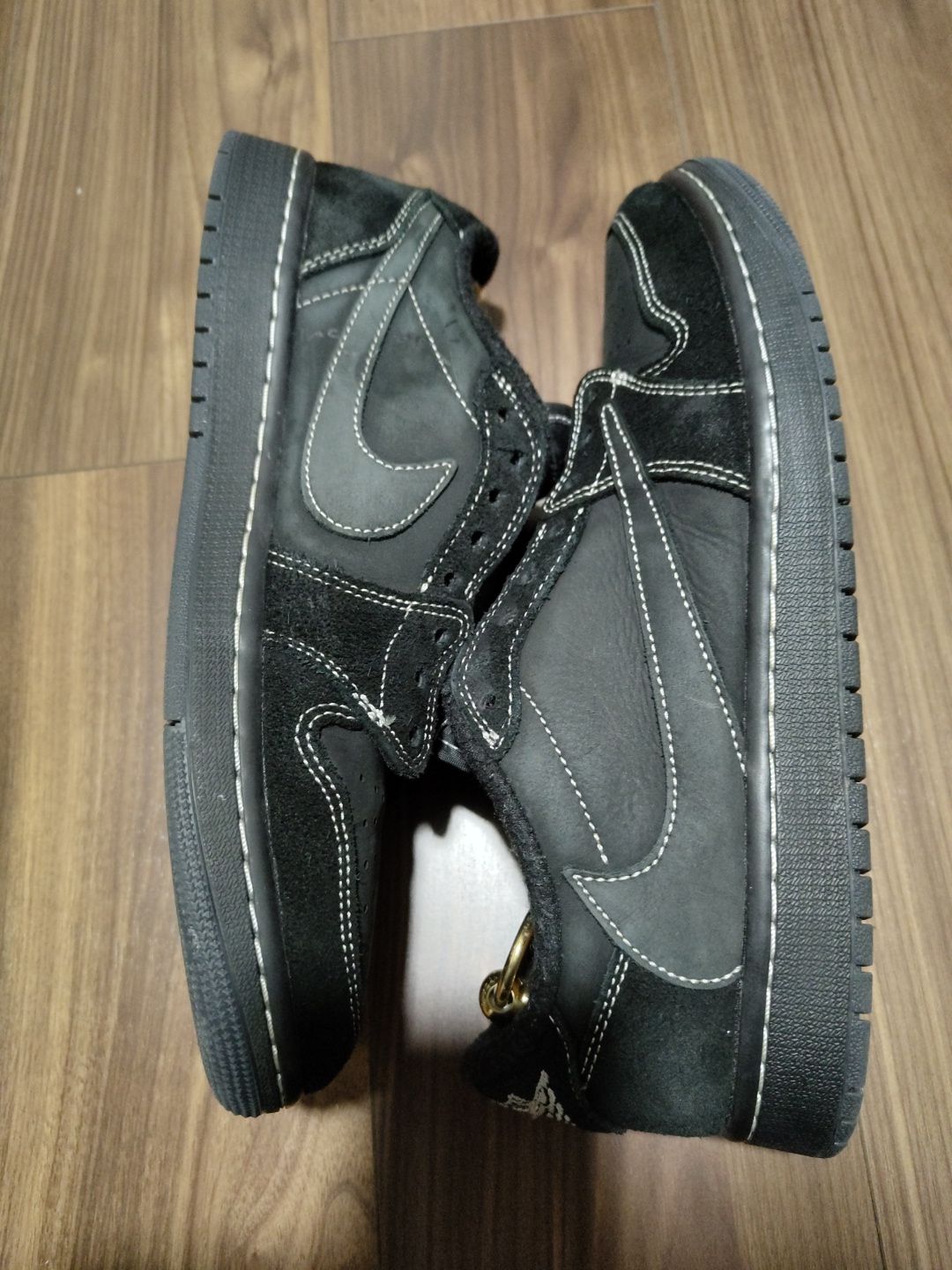 Travis Scott × Nike Air Jordan 1 Low OG SP "Black Phantom"