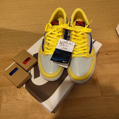 Travis Scott × Nike Women's Air Jordan 1 Retro Low OG "Canary"