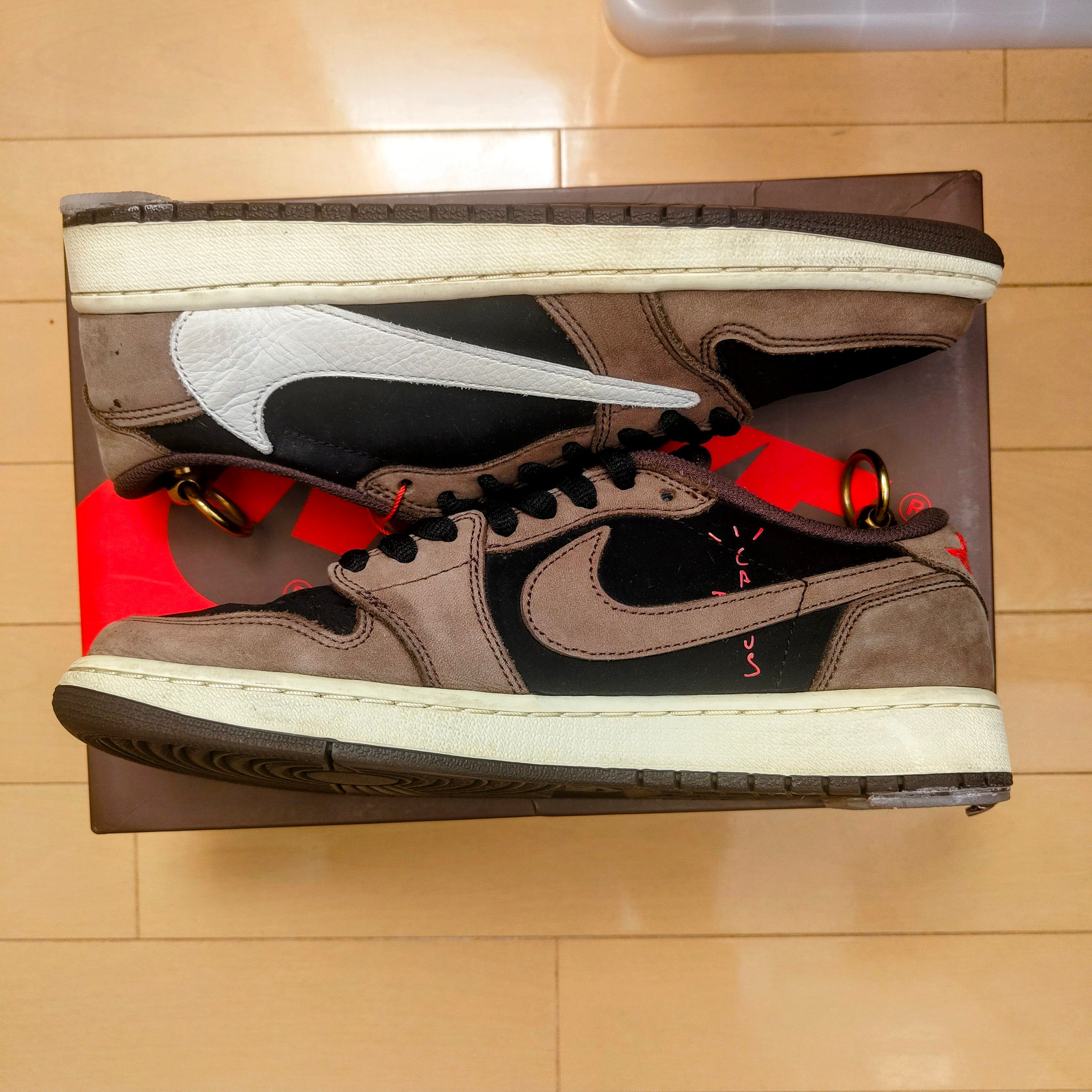 Travis Scott × Nike Air Jordan 1 Low OG SP-T "Black/Dark Mocha"