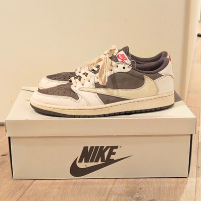 Travis Scott × Nike Air Jordan 1 Low OG SP "Reverse Mocha/Sail and Ridgerock"