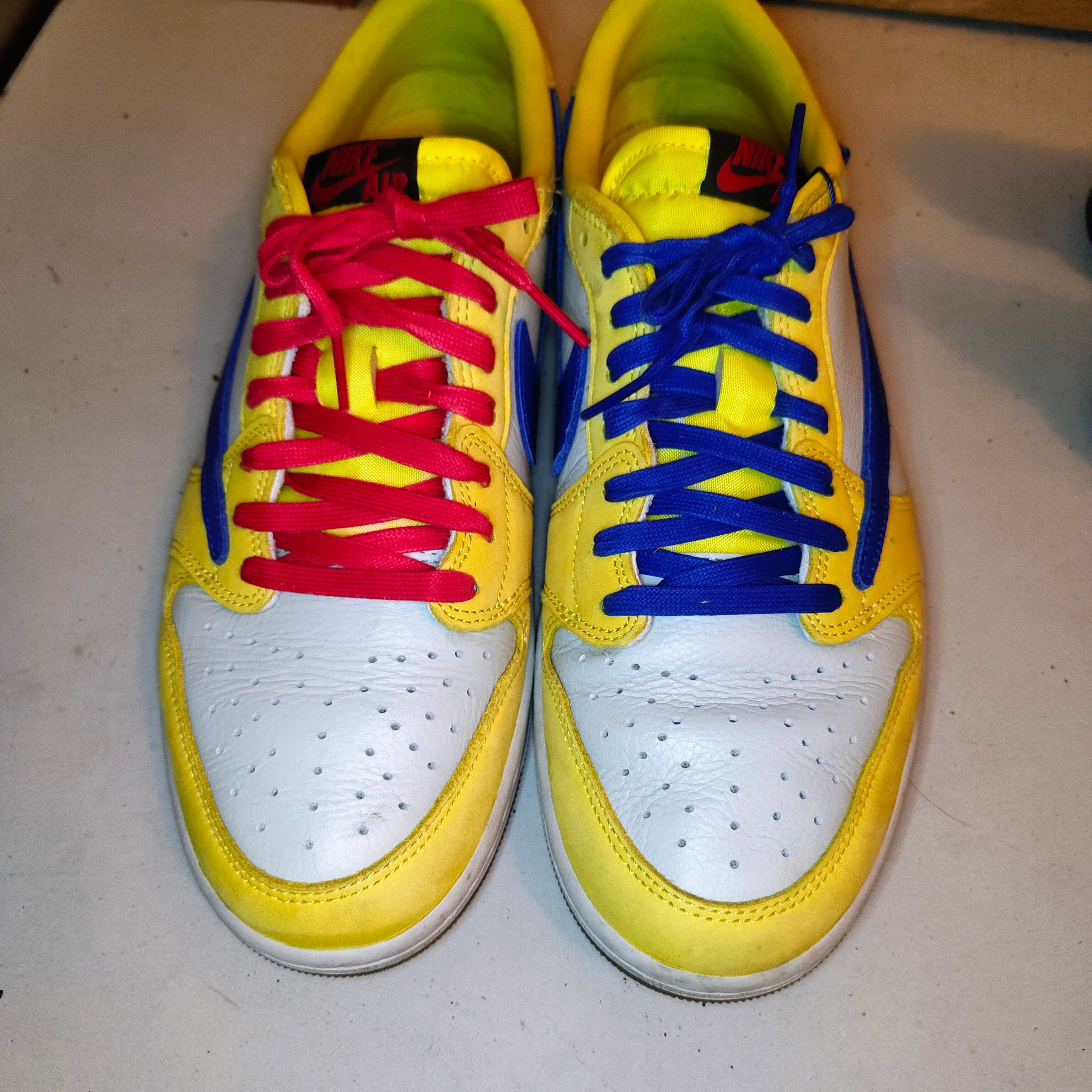 Travis Scott × Nike Women's Air Jordan 1 Retro Low OG "Canary"