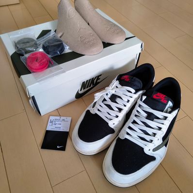 Travis Scott × Nike Women's Air Jordan 1 Low OG "Medium Olive"