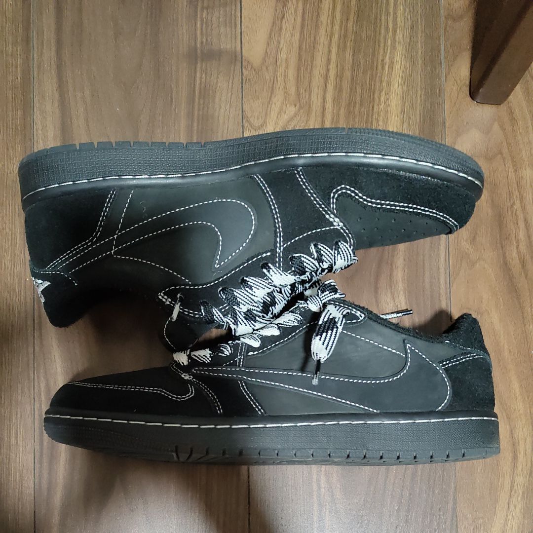 Travis Scott × Nike Air Jordan 1 Low OG SP "Black Phantom"