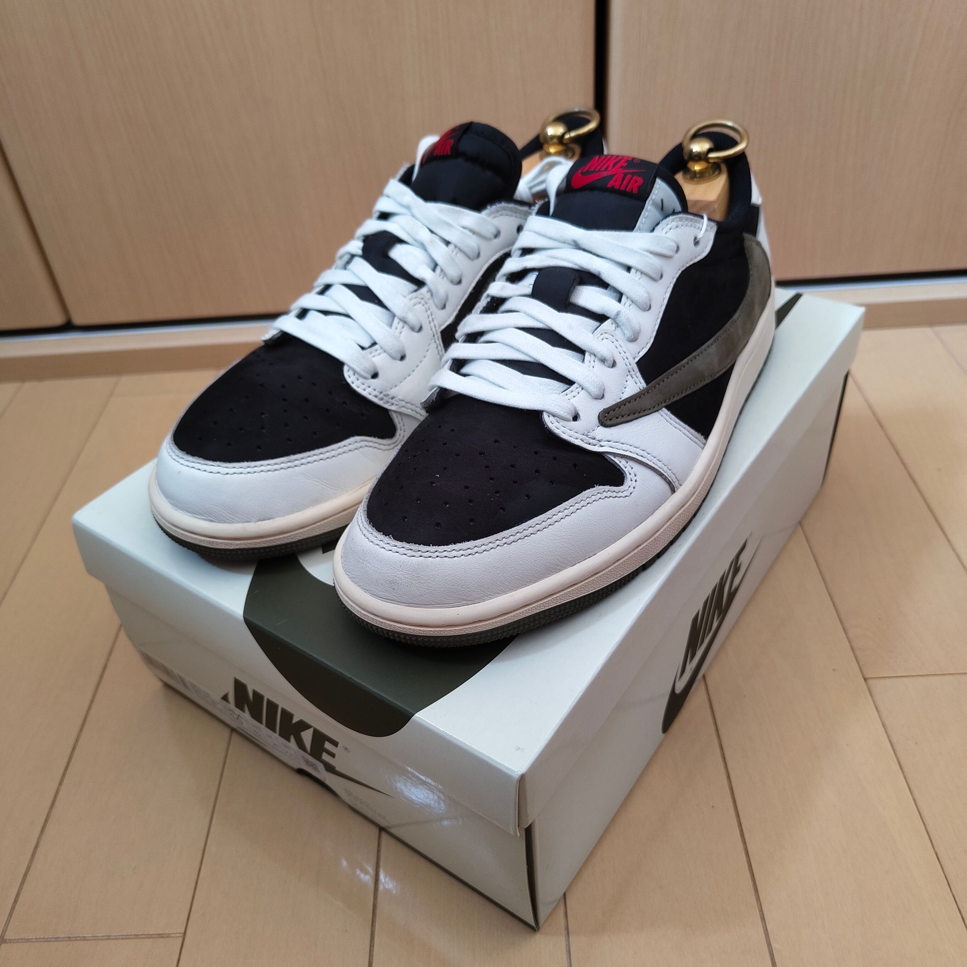 Travis Scott × Nike Women's Air Jordan 1 Low OG "Medium Olive"