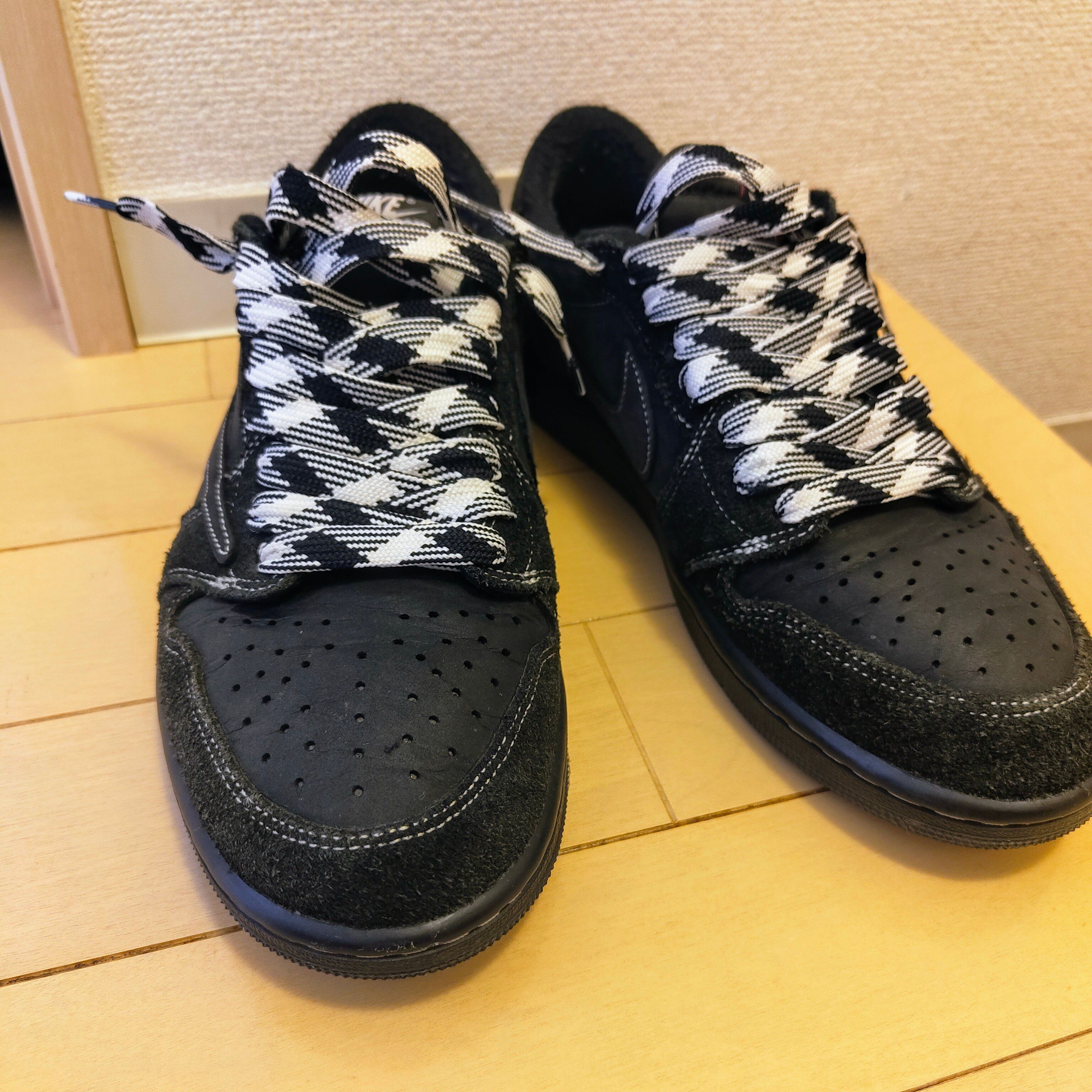 Travis Scott × Nike Air Jordan 1 Low OG SP "Black Phantom"