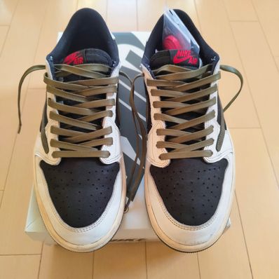 Travis Scott × Nike Women's Air Jordan 1 Low OG "Medium Olive"