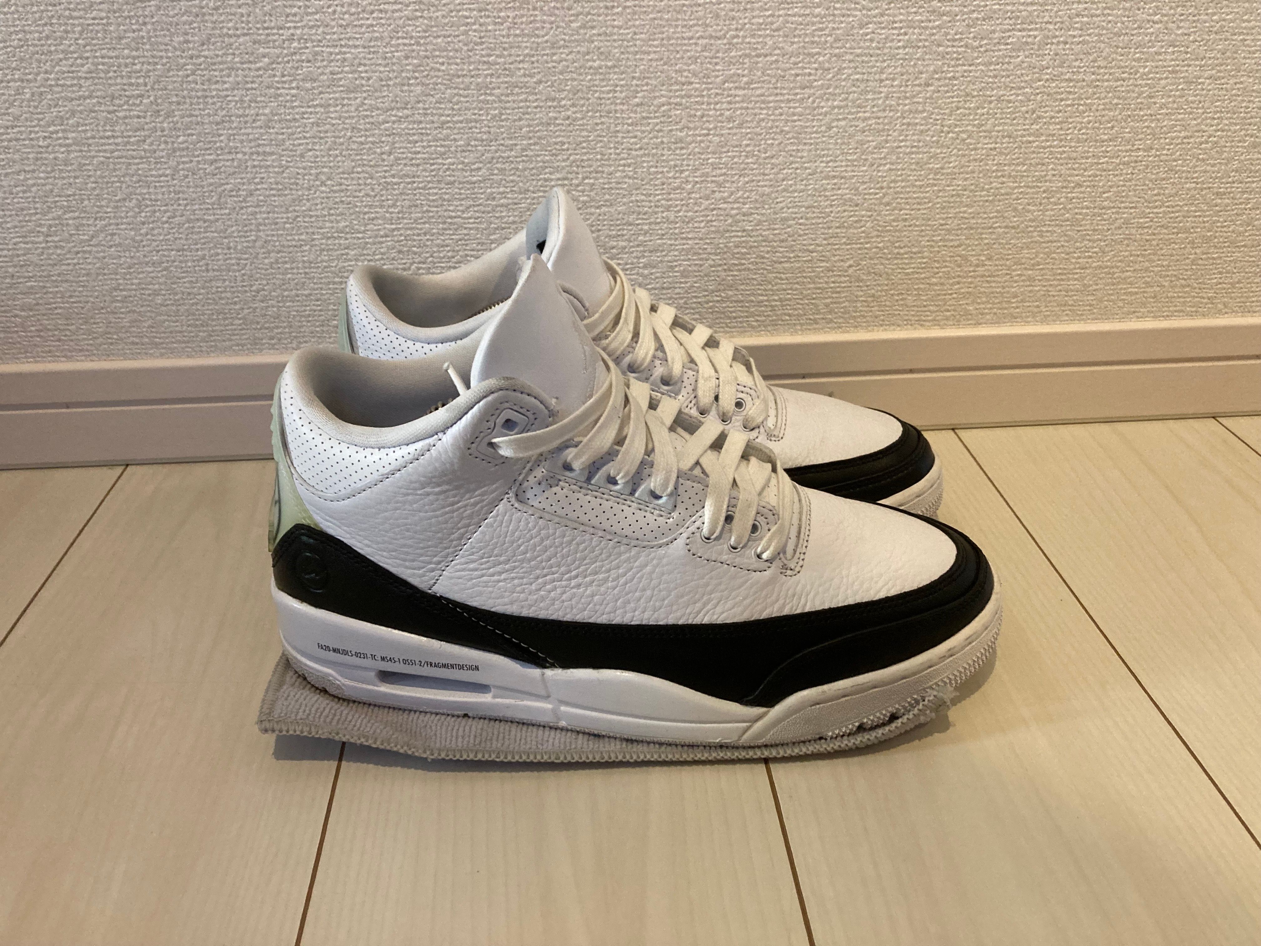Fragment × Nike Air Jordan 3 "White/Black"