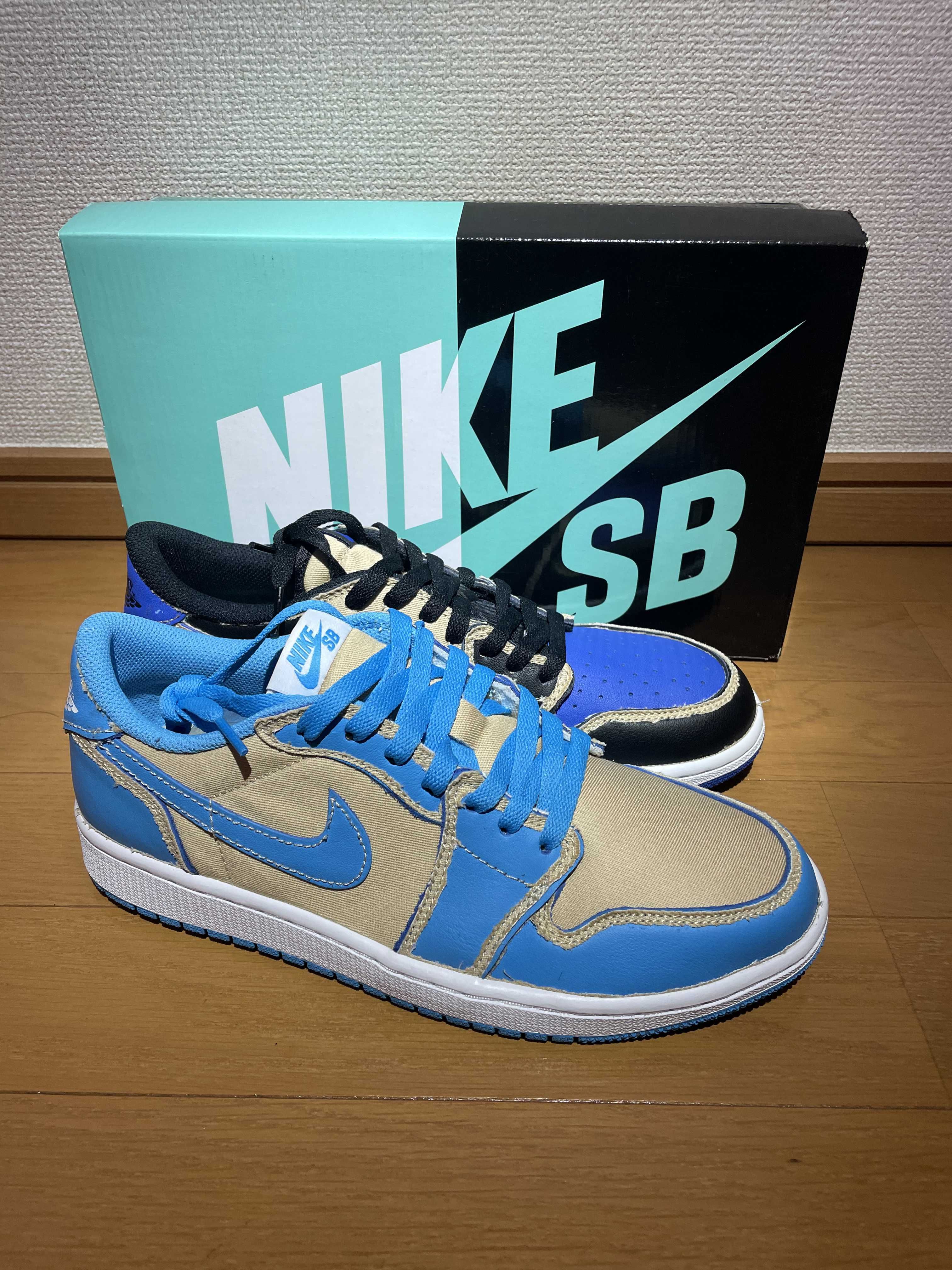 Nike SB Air Jordan 1 Low "Desert Ore/Royal Blue"