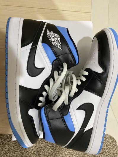 Nike Women's Air Jordan 1 Mid "Black/University Blue"