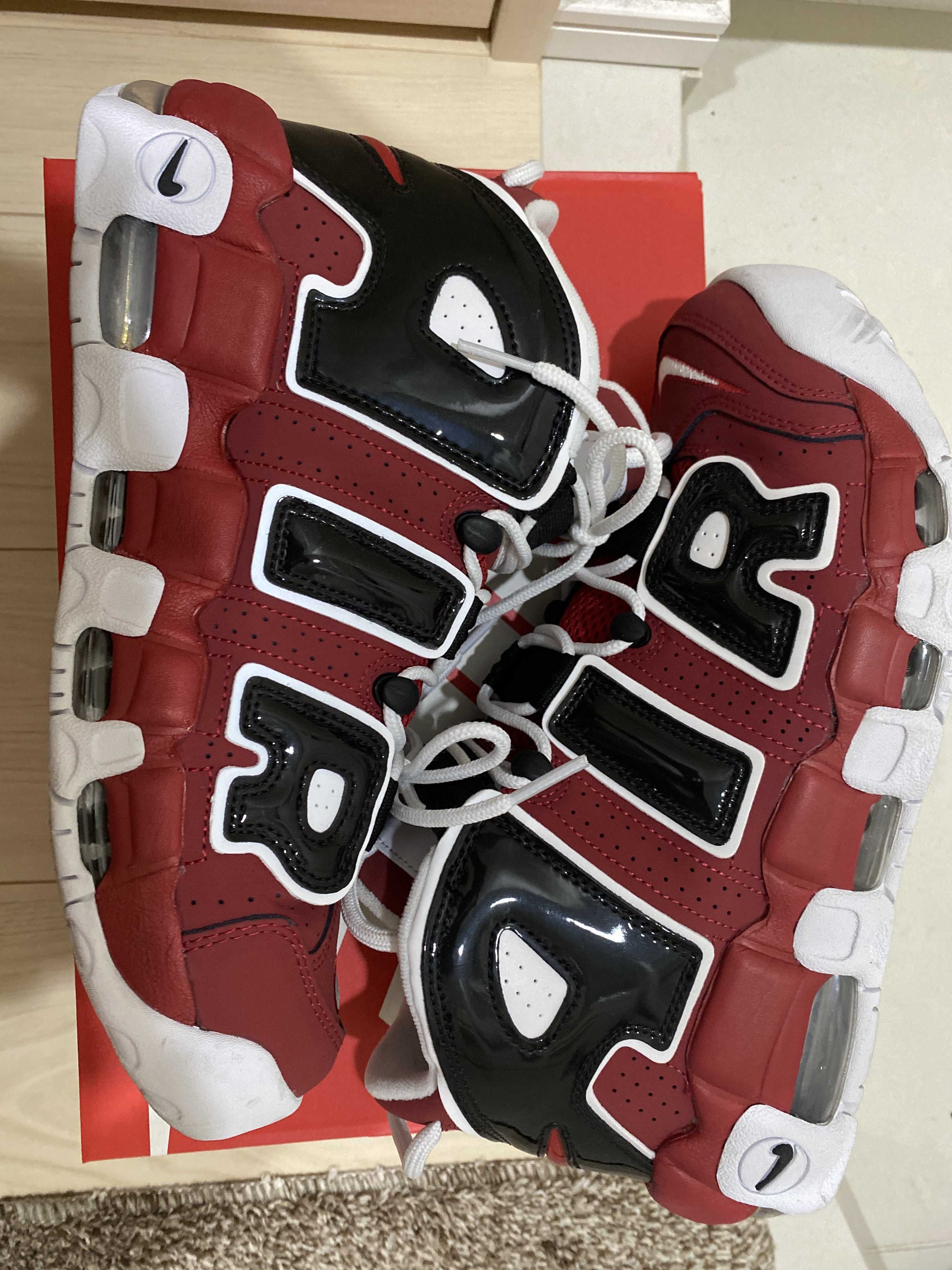 Nike Air More Uptempo ’96 "Black and Varsity Red" (2021)