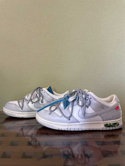 Off-White × Nike Dunk Low "Sail/Neutral Gray"