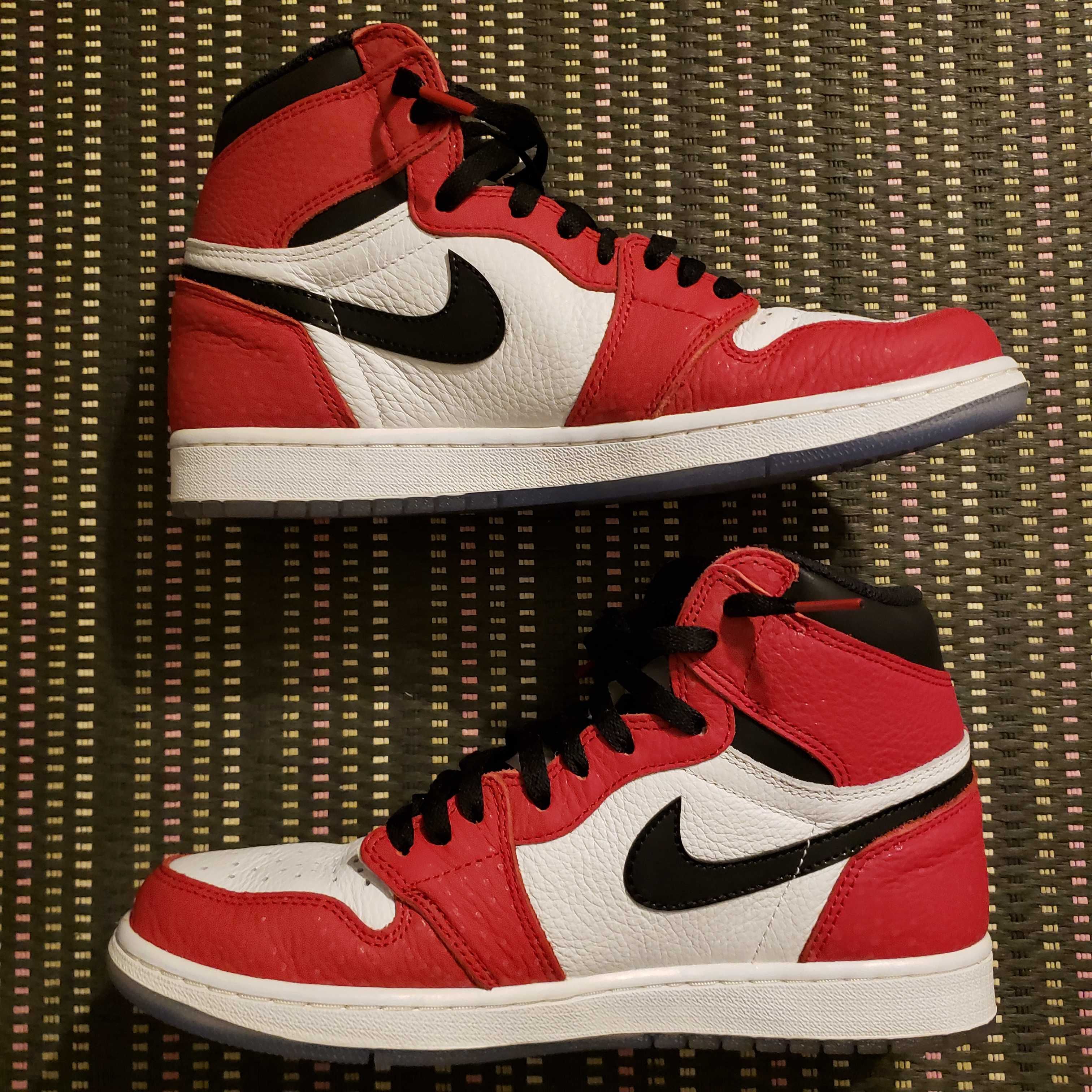 Spiderman × Nike Air Jordan 1 Origin Story "Gym Red/White/Photo Blue/Black"