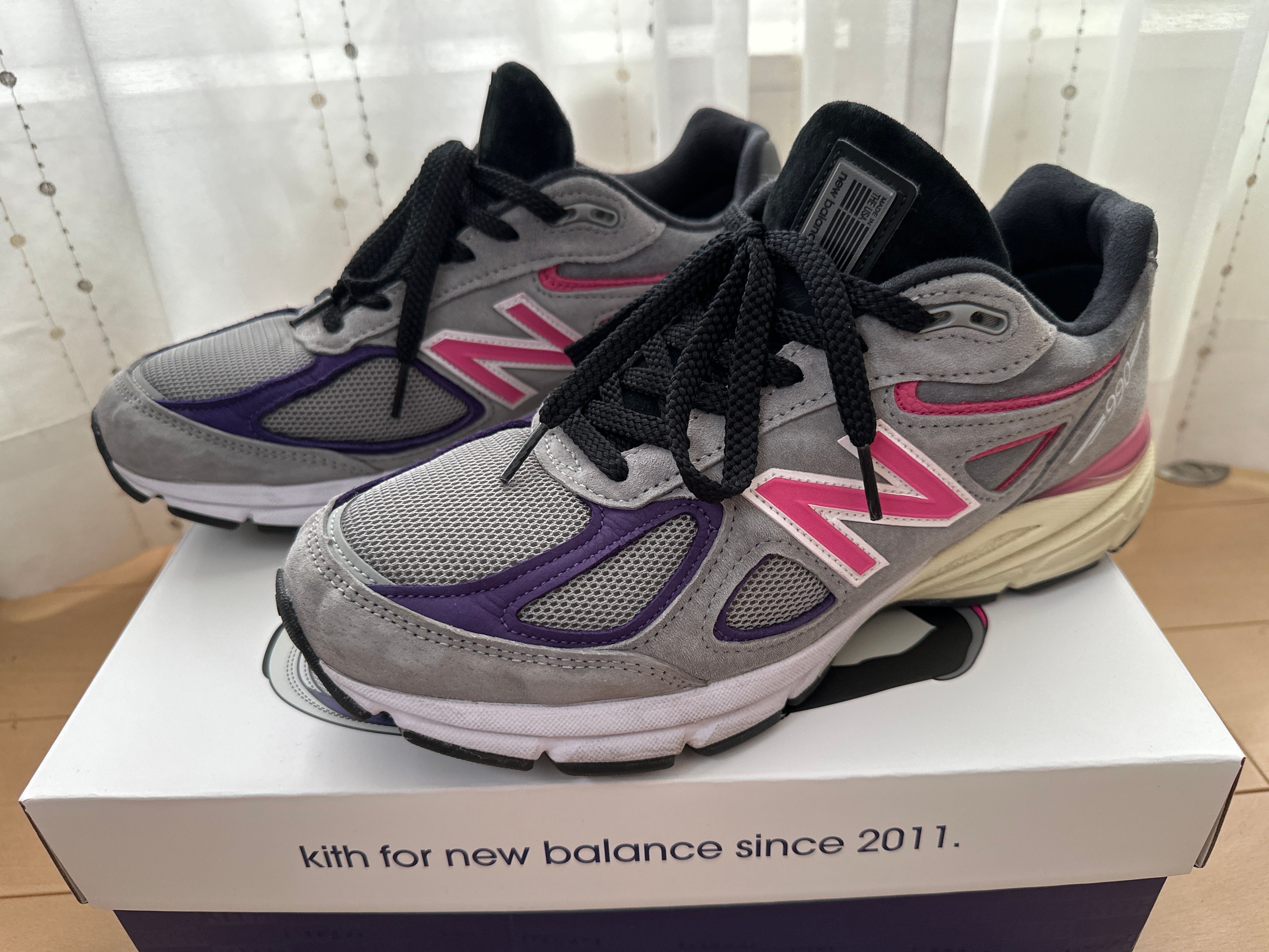 KITH × UNITED ARROWS & SONS × New Balance 990V4 "Smoked Pearl"